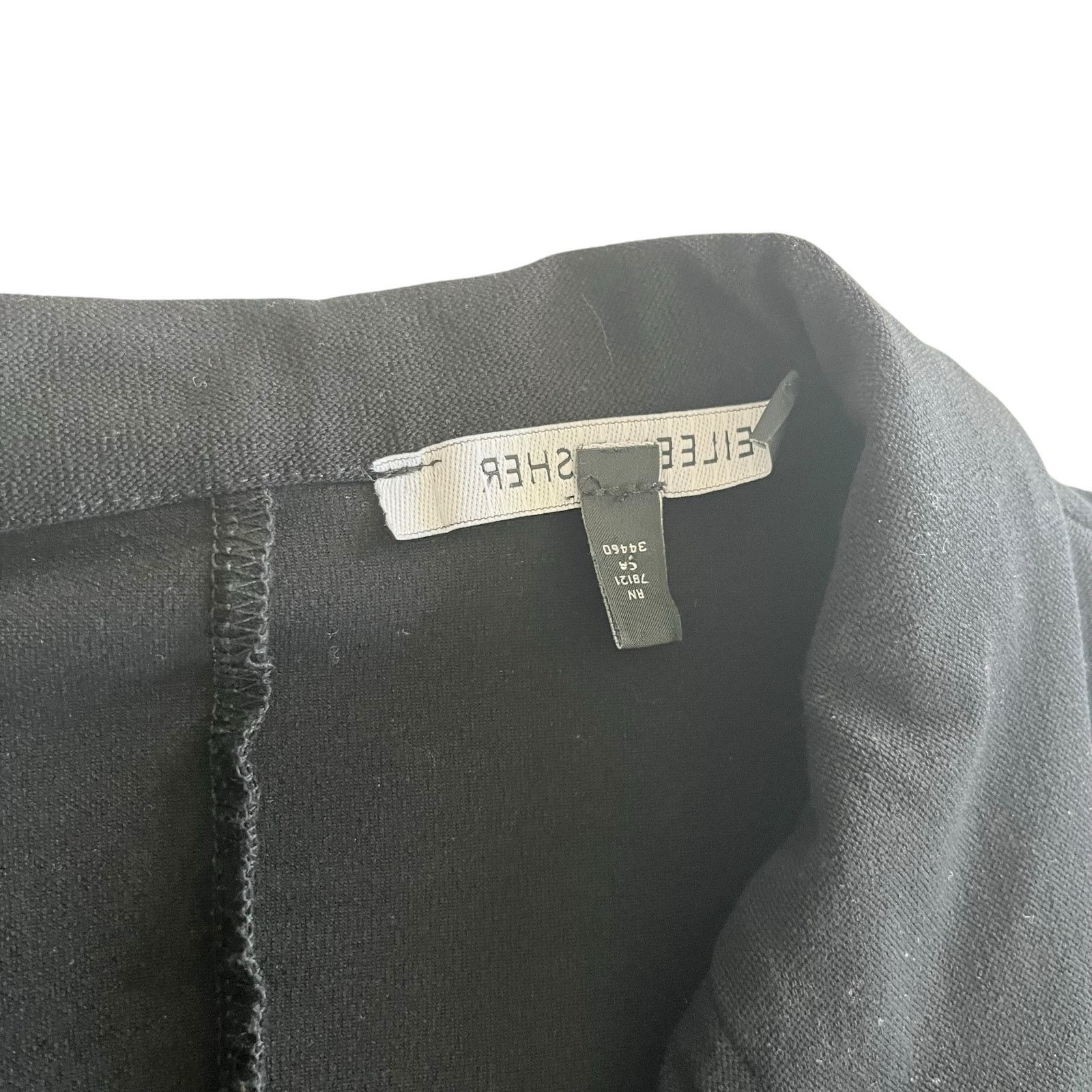 Eileen Fisher Eileen Fisher Black Single Breasted Viscose Blazer Jacket Size M / US 6-8 / IT 42-44 - 6 Thumbnail