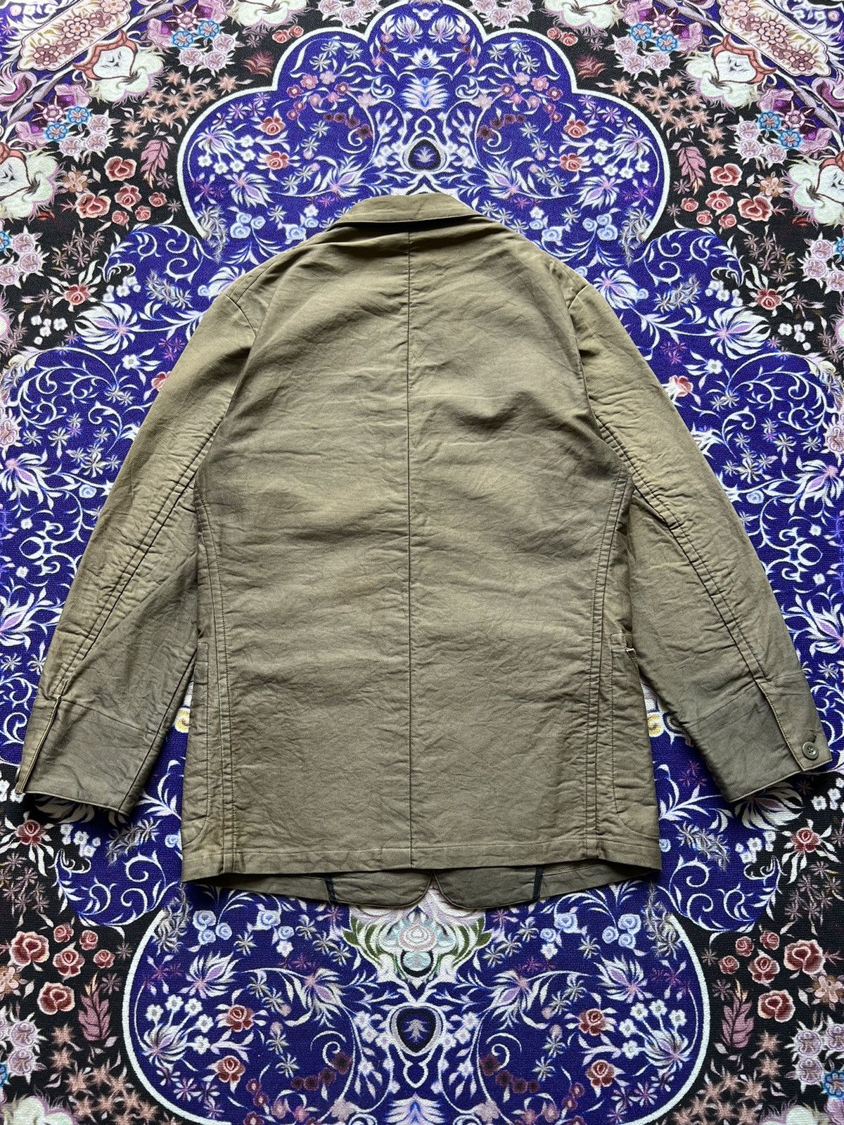 Yohji Yamamoto AAR Yohji Yamamoto Green Blazer Jacket Size US M / EU 48-50 / 2 - 3 Thumbnail