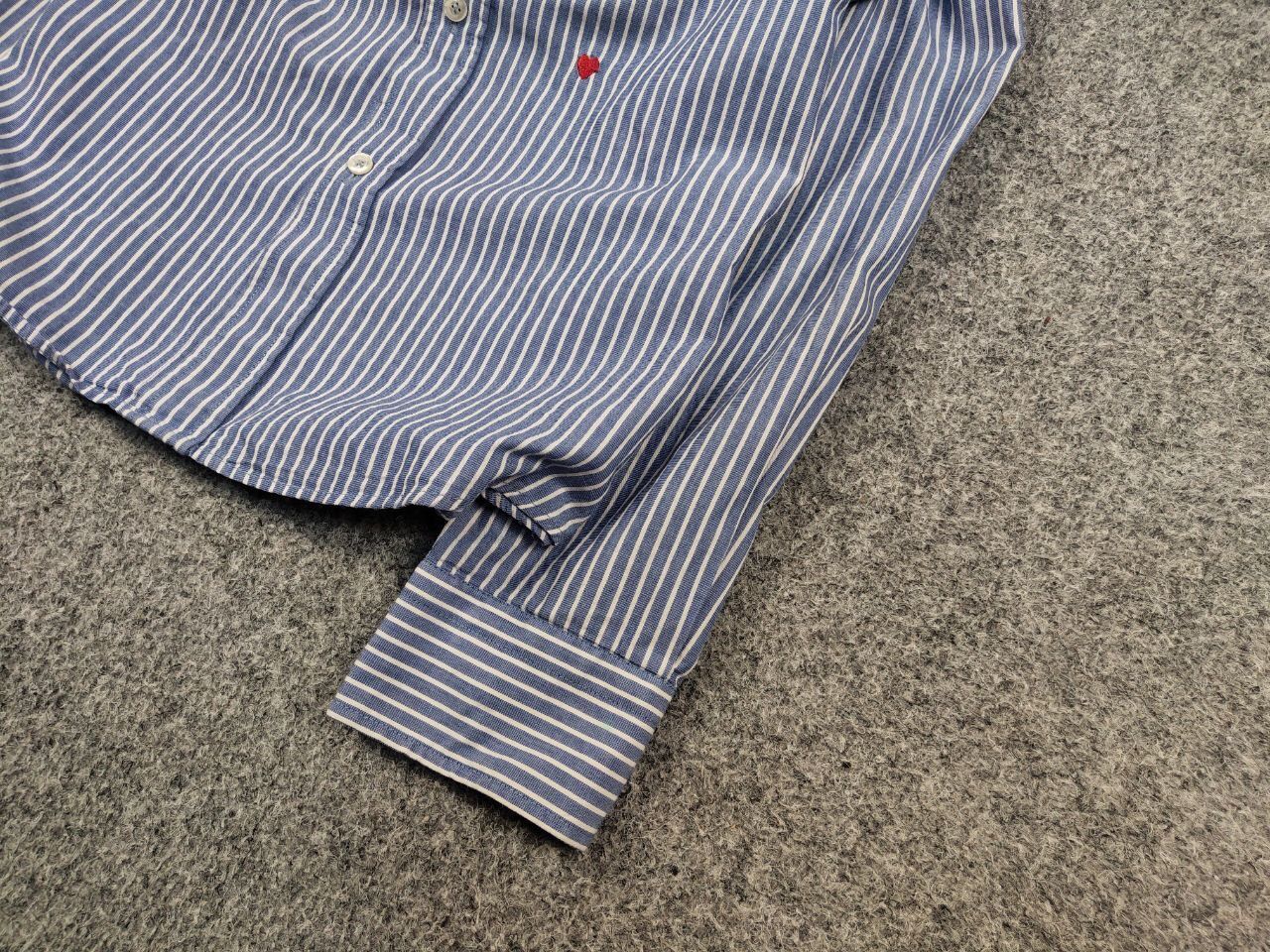 Moschino Moschino Design Casual Striped Minimalist Logo Button Shirt Size US M / EU 48-50 / 2 - 5 Thumbnail
