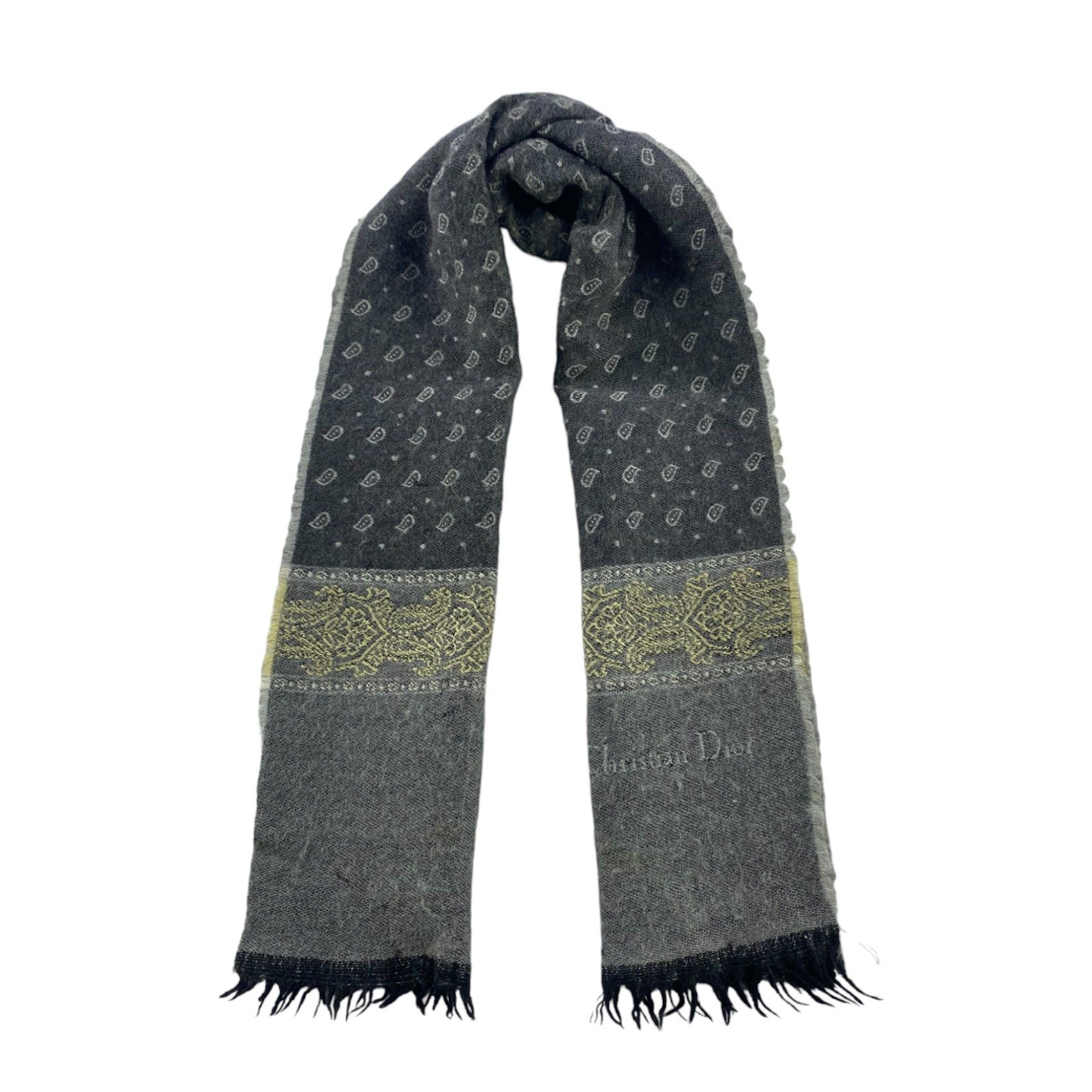 Vintage Christian Dior Monsieur Scarf / Muffler / Neckwear Size ONE SIZE - 1 Thumbnail
