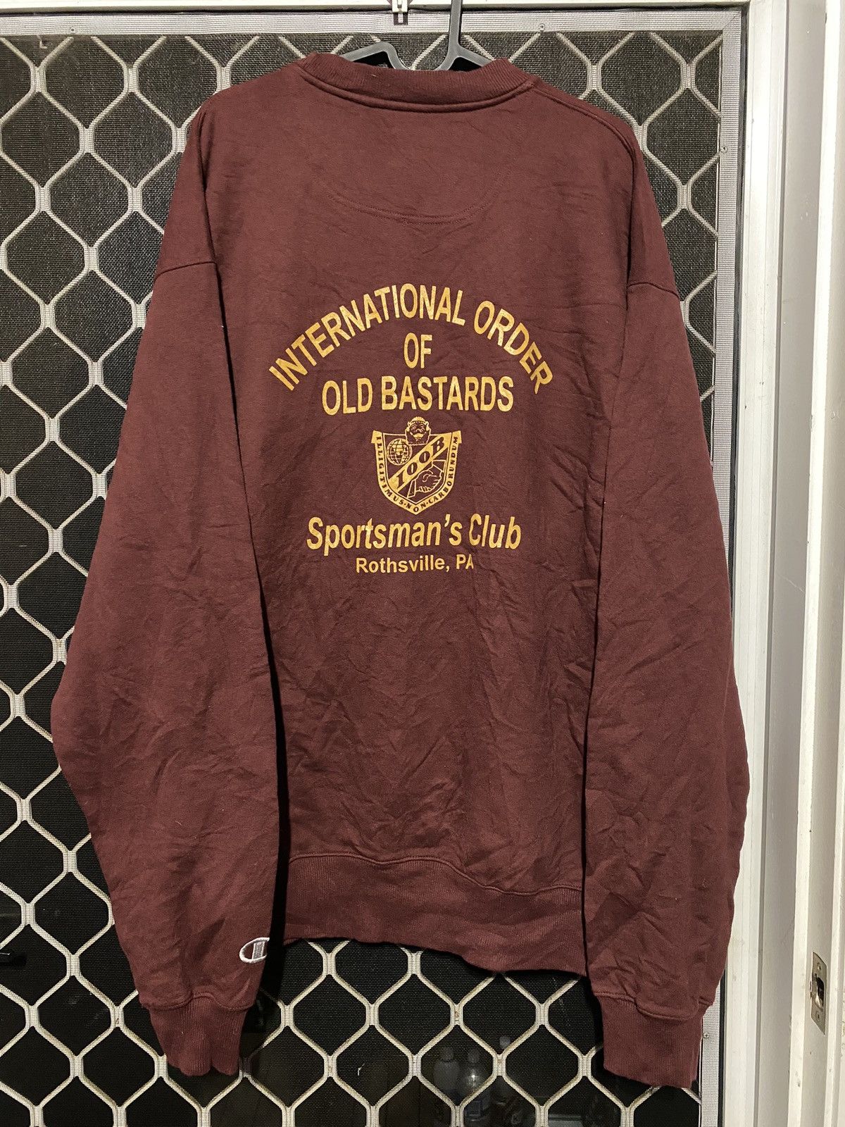 Champion × Vintage Vintage Champion ‘I.O.O.B.’ Sweatshirt. Size US XXL / EU 58 / 5 - 1 Thumbnail