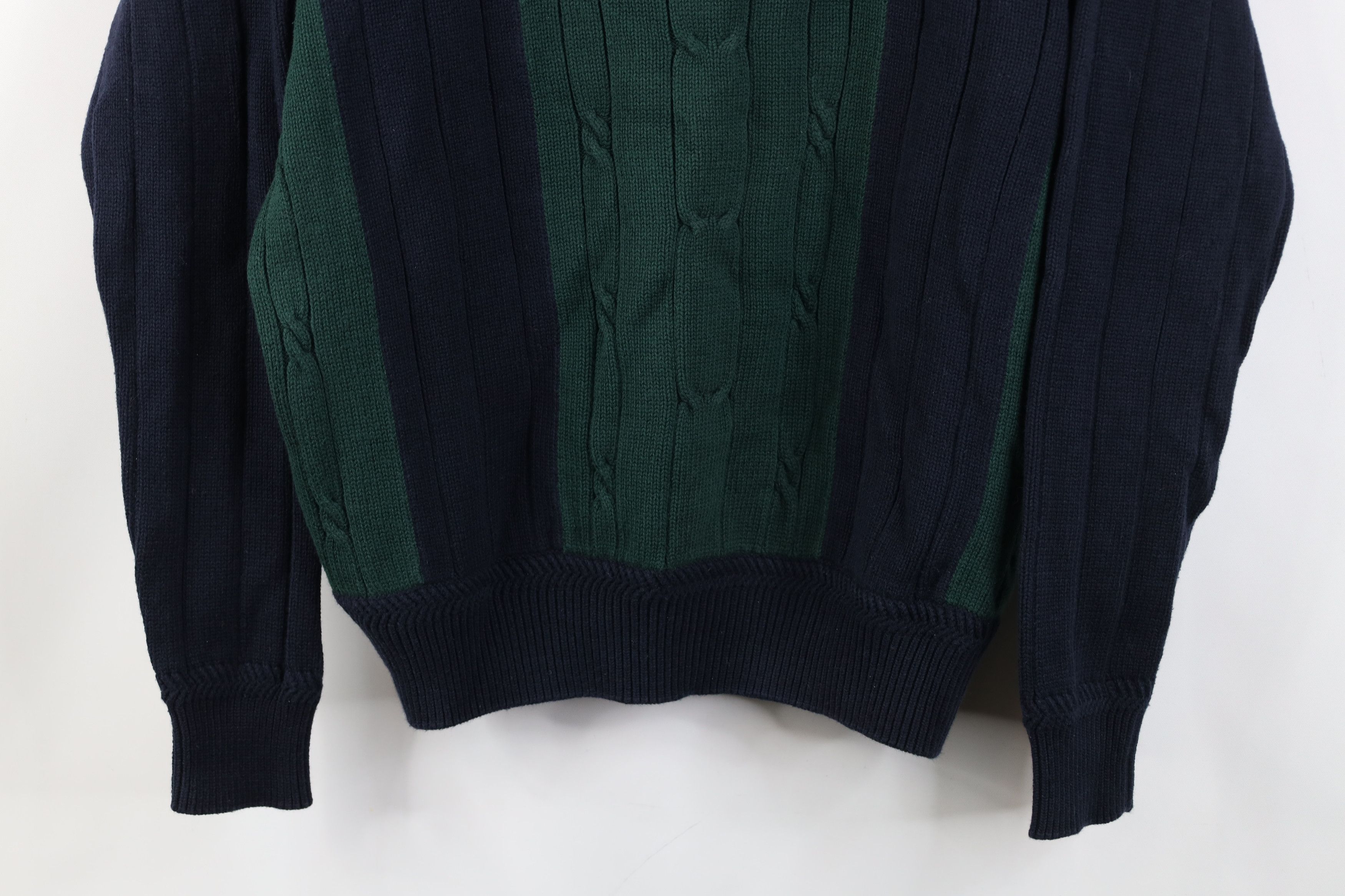 Nautica Vintage 90s Nautica Cable Knit Crewneck Sweater Cotton Size US S / EU 44-46 / 1 - 3 Thumbnail