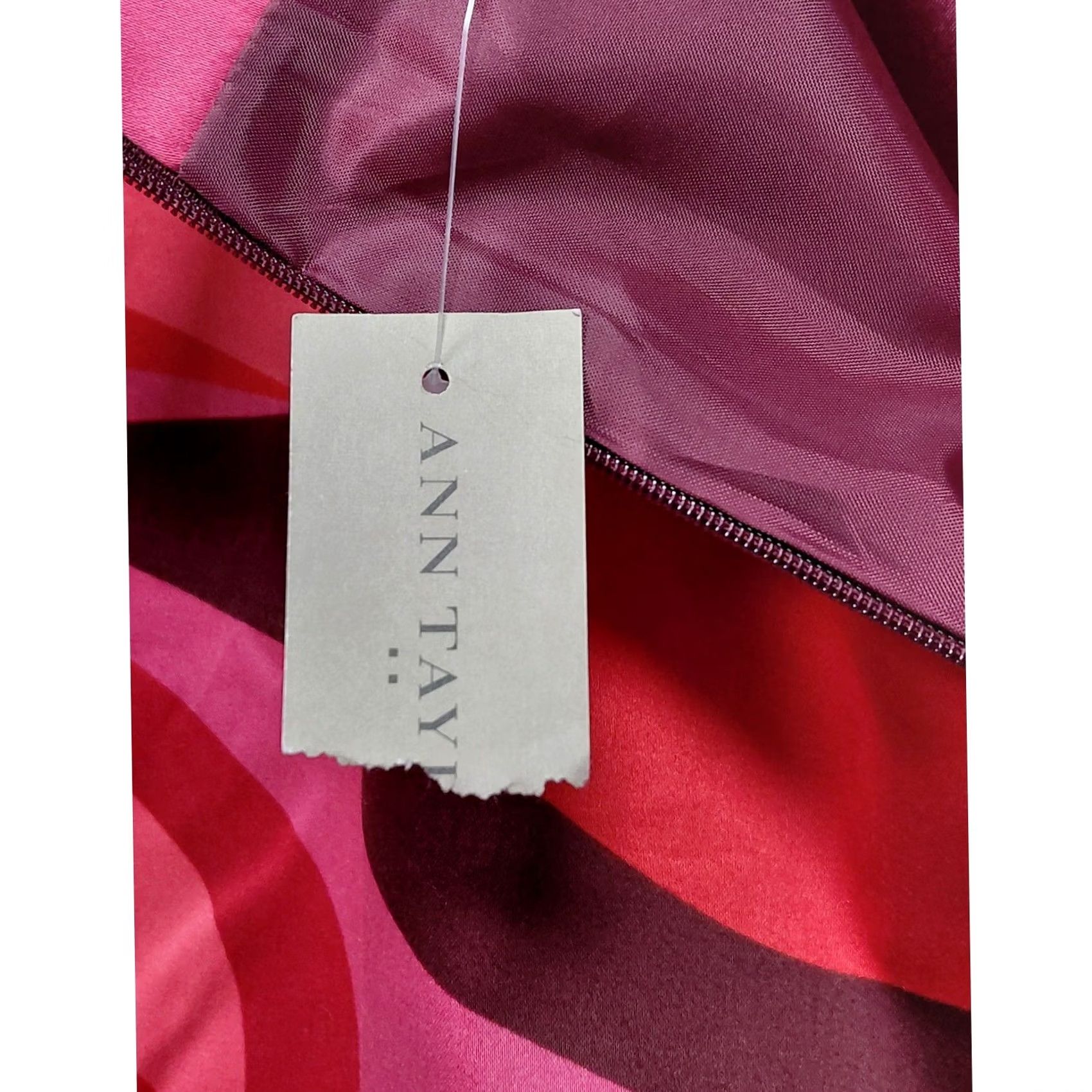 Ann Taylor ANN TAYLOR Multicolor Skirt Women Size 16 Knee Length Casual Business Regular Maxi, Zip, Indonesia, 16, NWT Size 38" / US 16 / IT 52 - 2 Thumbnail
