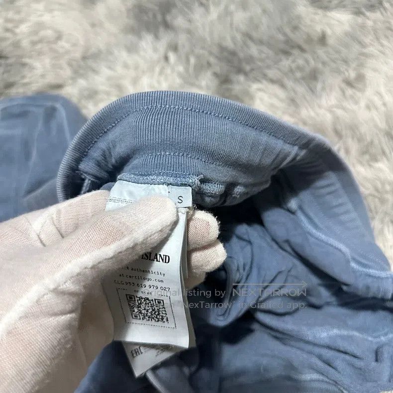 Stone Island Stone Island size S Washed Short Pants Sweatpants Blue S S Size US 27 - 5 Thumbnail