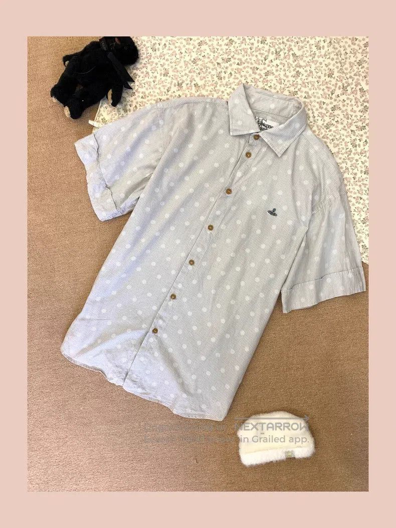 Vivienne Westwood Vivienne Westwood Striped and polka dot short-sleeve shirt Size M / US 6-8 / IT 42-44 - 1 Thumbnail