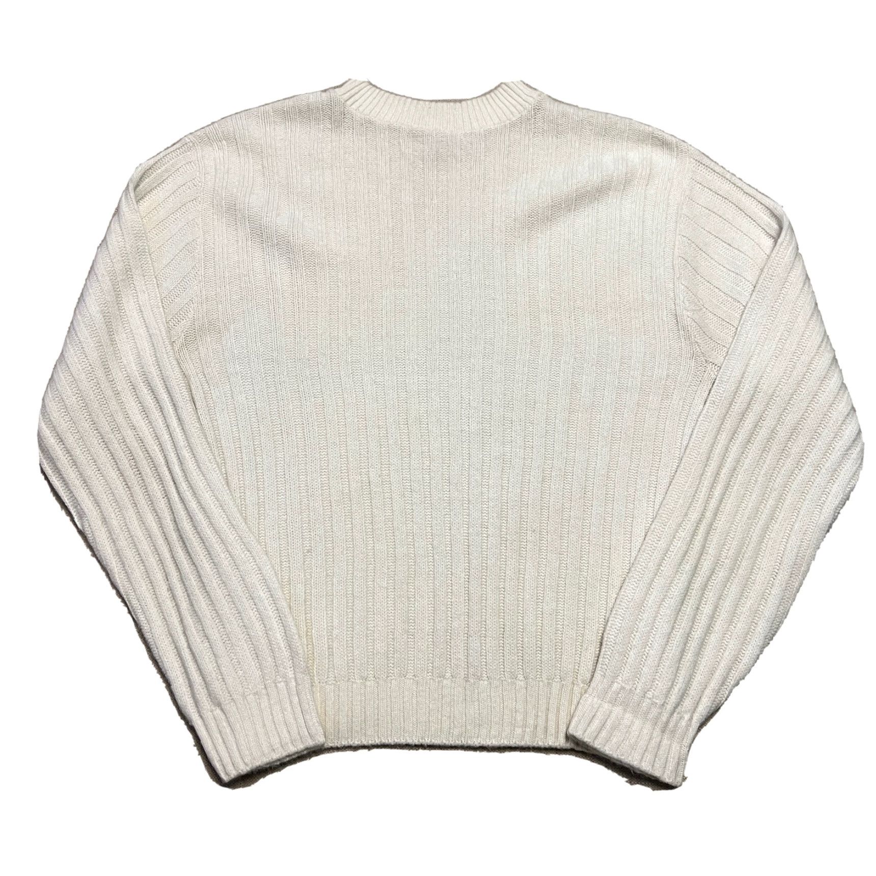 Arrow VINTAGE Arrow Cum Laude Knit Sweater Mens XL Pullover White 50s 60s Classic Grunge Knit's/Logo? Size US XL / EU 56 / 4 - 2 Thumbnail