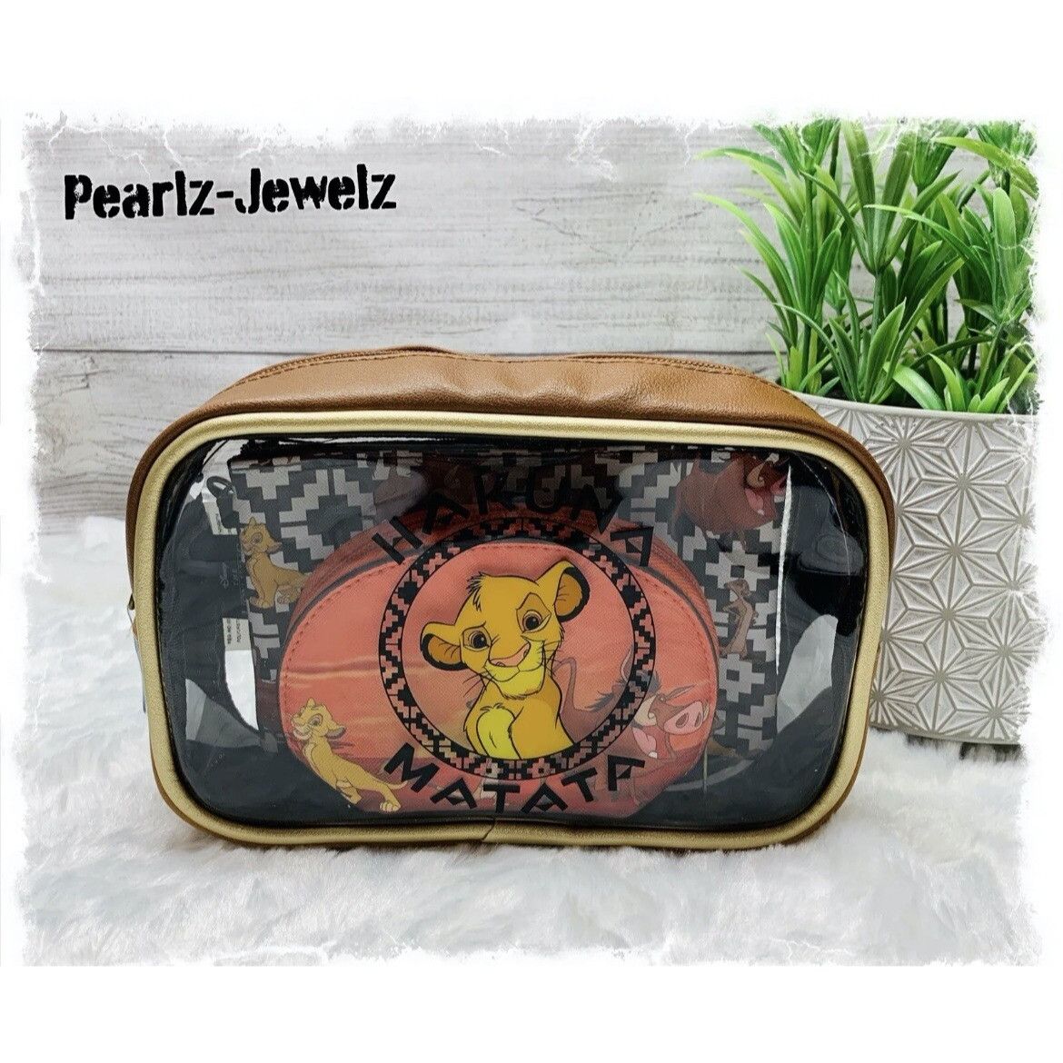 Disney Loungefly Disney Lion King Simba Hakuna Matata MakeUp Cosmet Size ONE SIZE - 2 Thumbnail