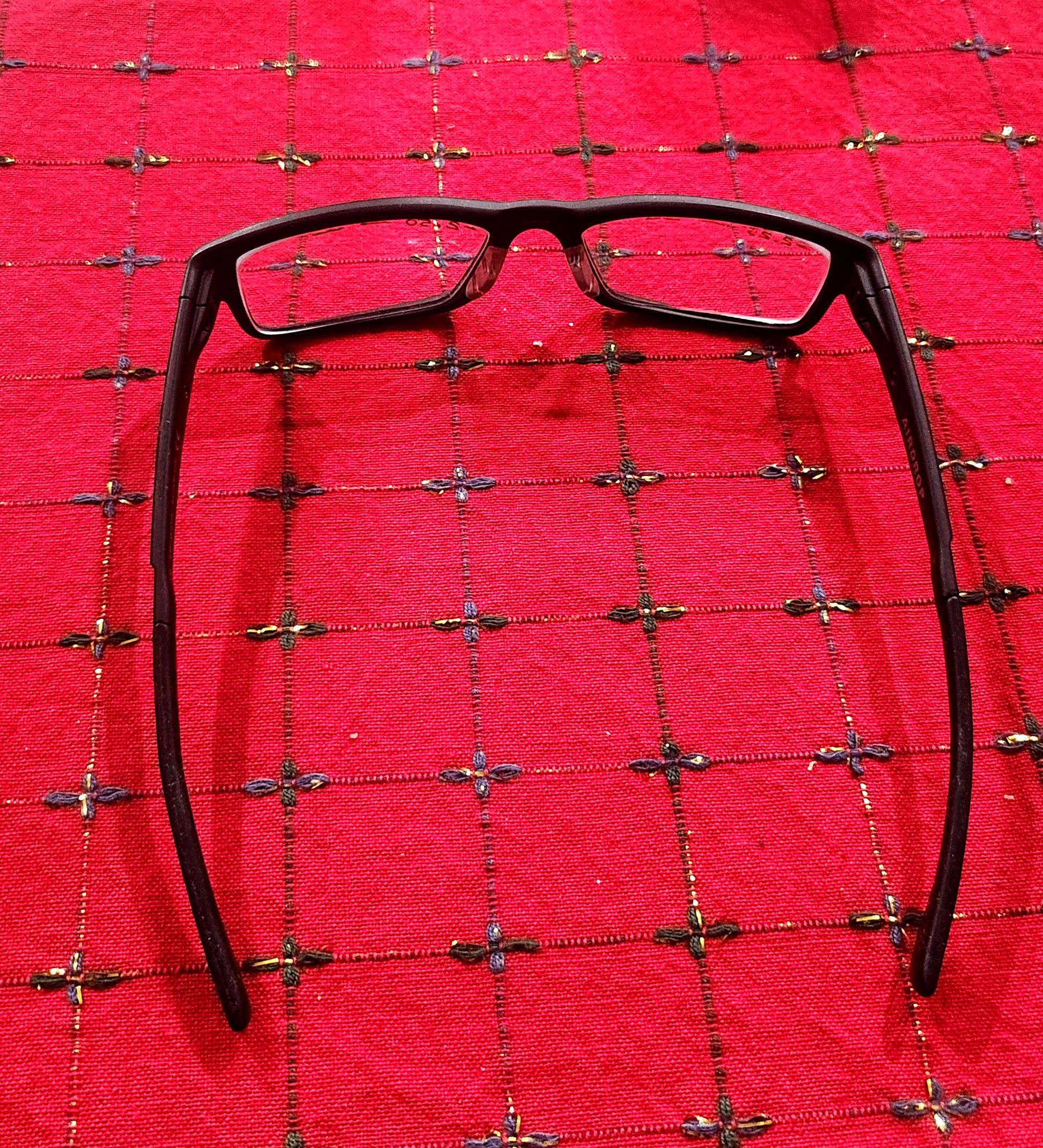 Oakley Oakley Airdrop OX8046-0155 Satin Black Rectangle Eyeglasse Size ONE SIZE - 4 Thumbnail