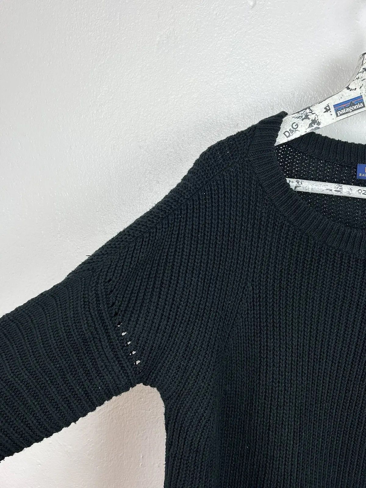 Polo Ralph Lauren Polo By Ralph Lauren Oversized Knitwear Sweater In Black Size M / US 6-8 / IT 42-44 - 3 Thumbnail