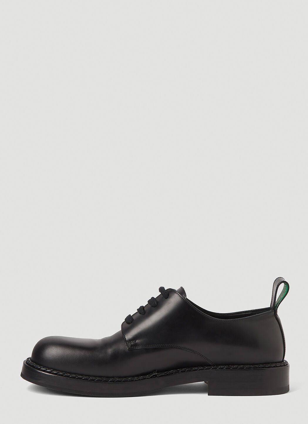Bottega Veneta o1bcso1str0824 Strut Lace-Up Shoes in Black Size US 8 / EU 41 - 3 Thumbnail
