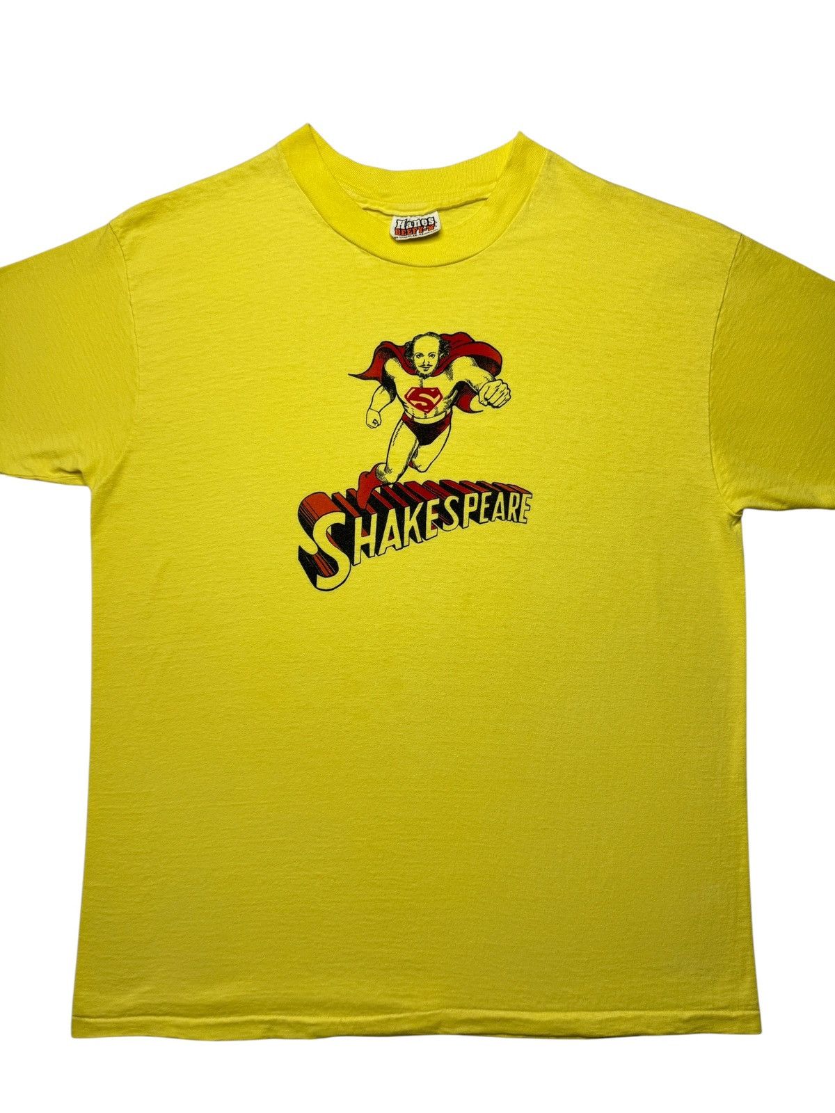 Vintage Vintage 1970’s Superman Shakespeare Parody Tee Shirt Size US XL / EU 56 / 4 - 2 Thumbnail