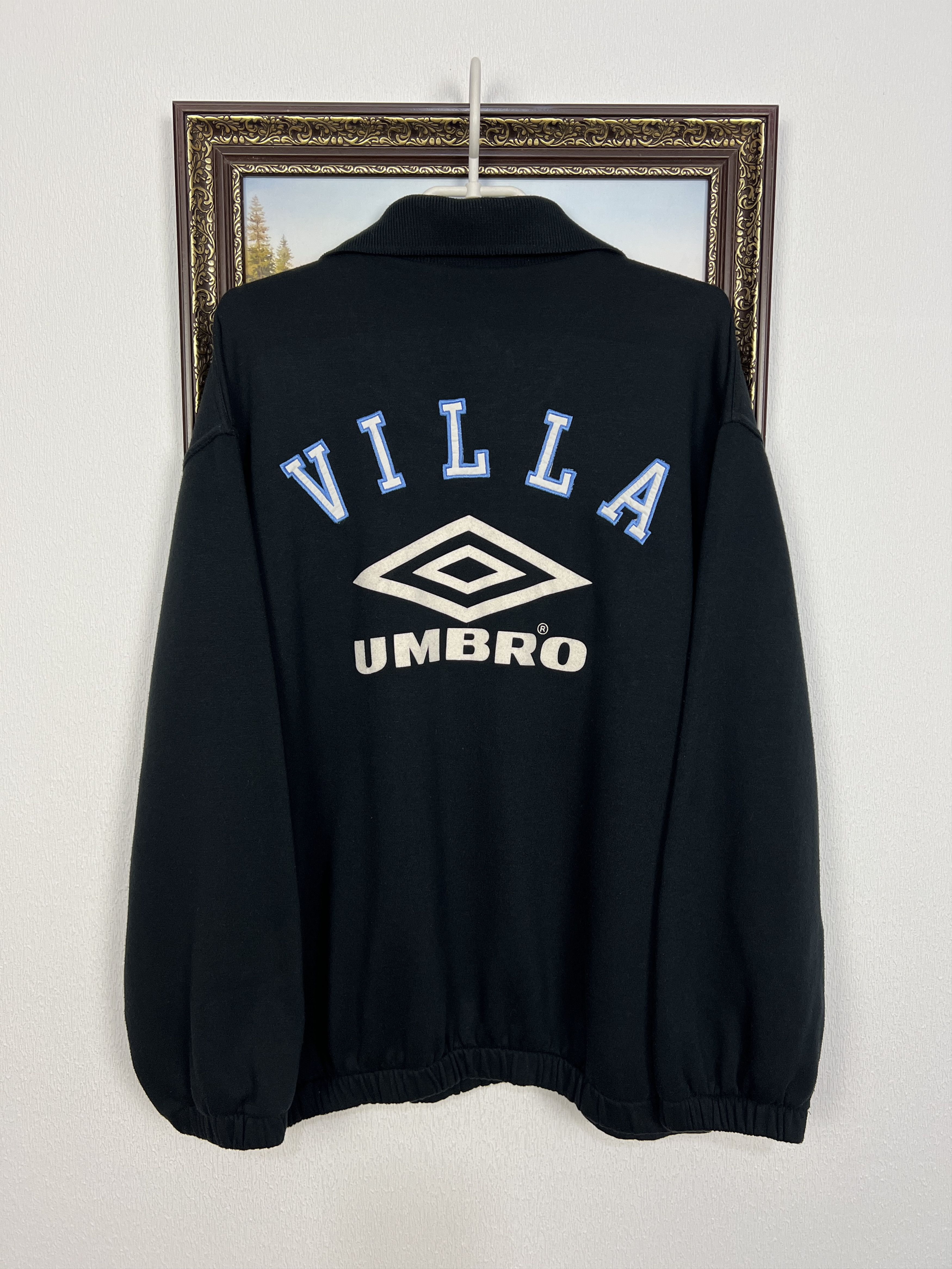 Umbro Vintage Aston Villa Football Jacket Soccer Track Top Rare Size US XL / EU 56 / 4 - 7 Thumbnail