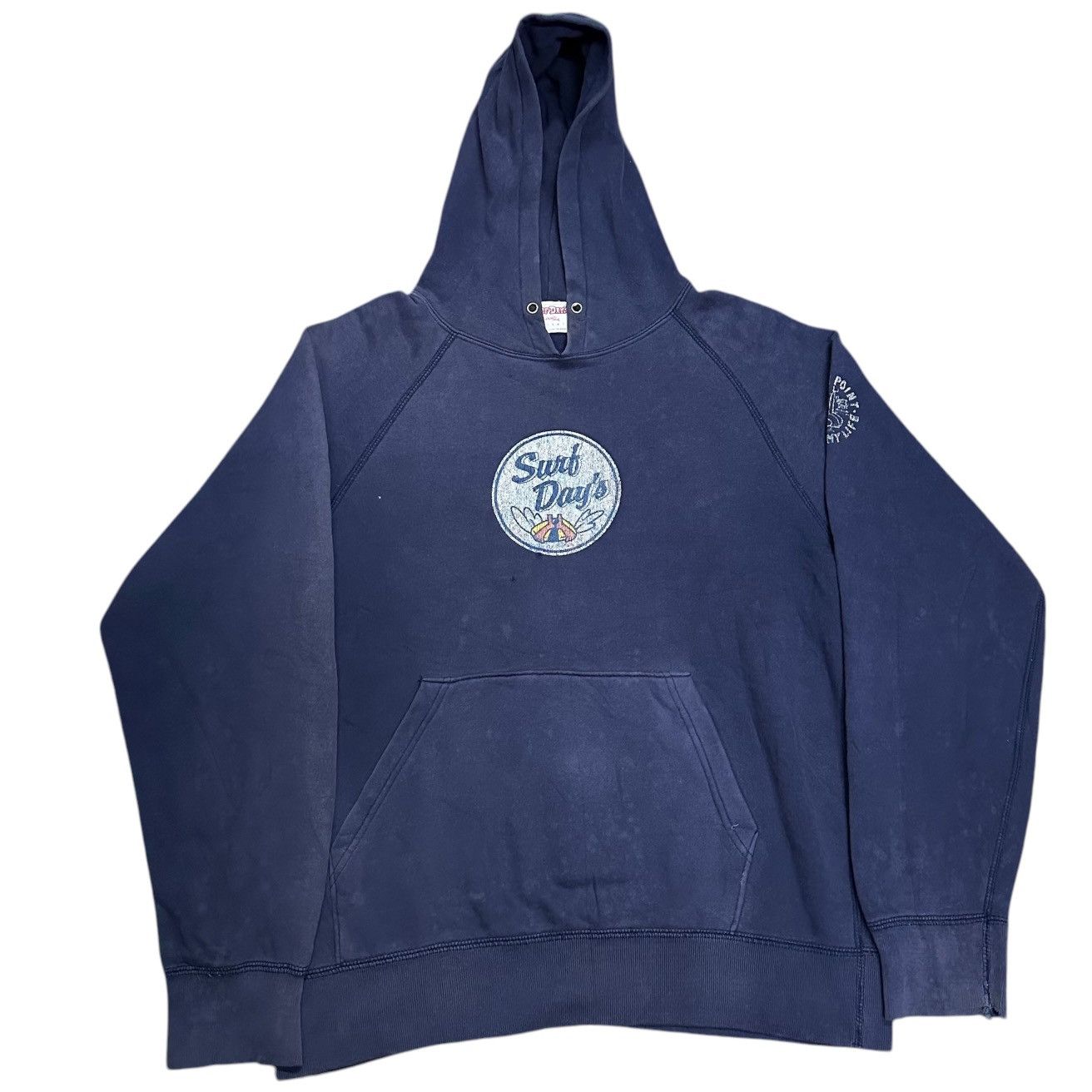 Sun Surf 💥Surf Style💥 vintage surf day nice blue faded hoodies 💥 Size US M / EU 48-50 / 2 - 2 Thumbnail