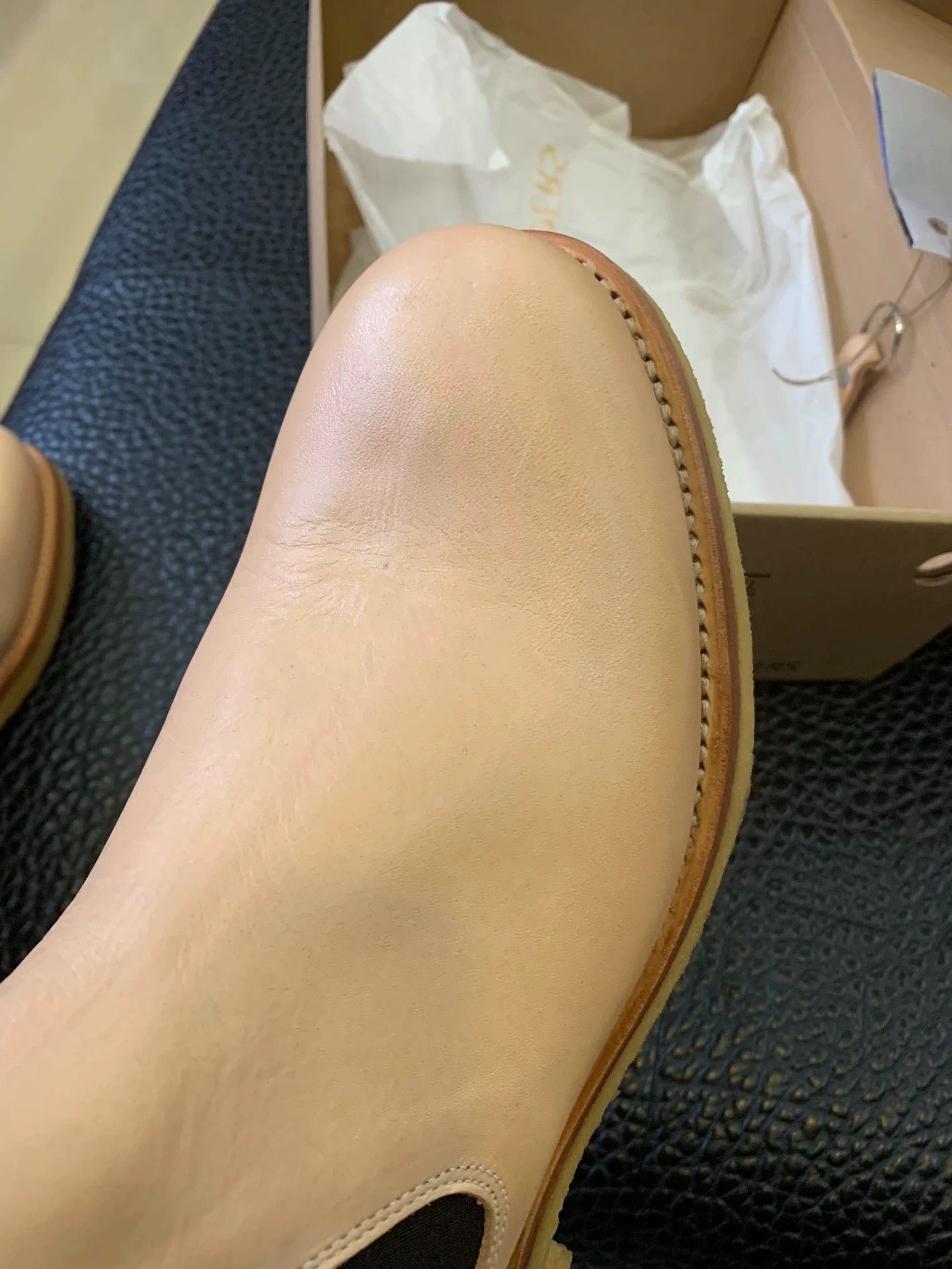 Other BUTTS AND SHOULDERS Veg Tan Cowhide Chelsea Boots 8.5 New Size US 8.5 / EU 41-42 - 9 Thumbnail