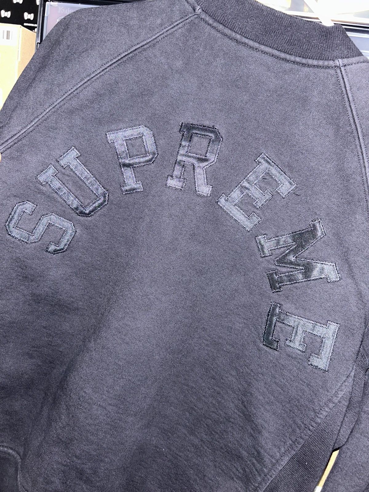 Supreme Supreme Snap Front Arc Logo Jacket Black FW13 size Medium Size US M / EU 48-50 / 2 - 7 Thumbnail