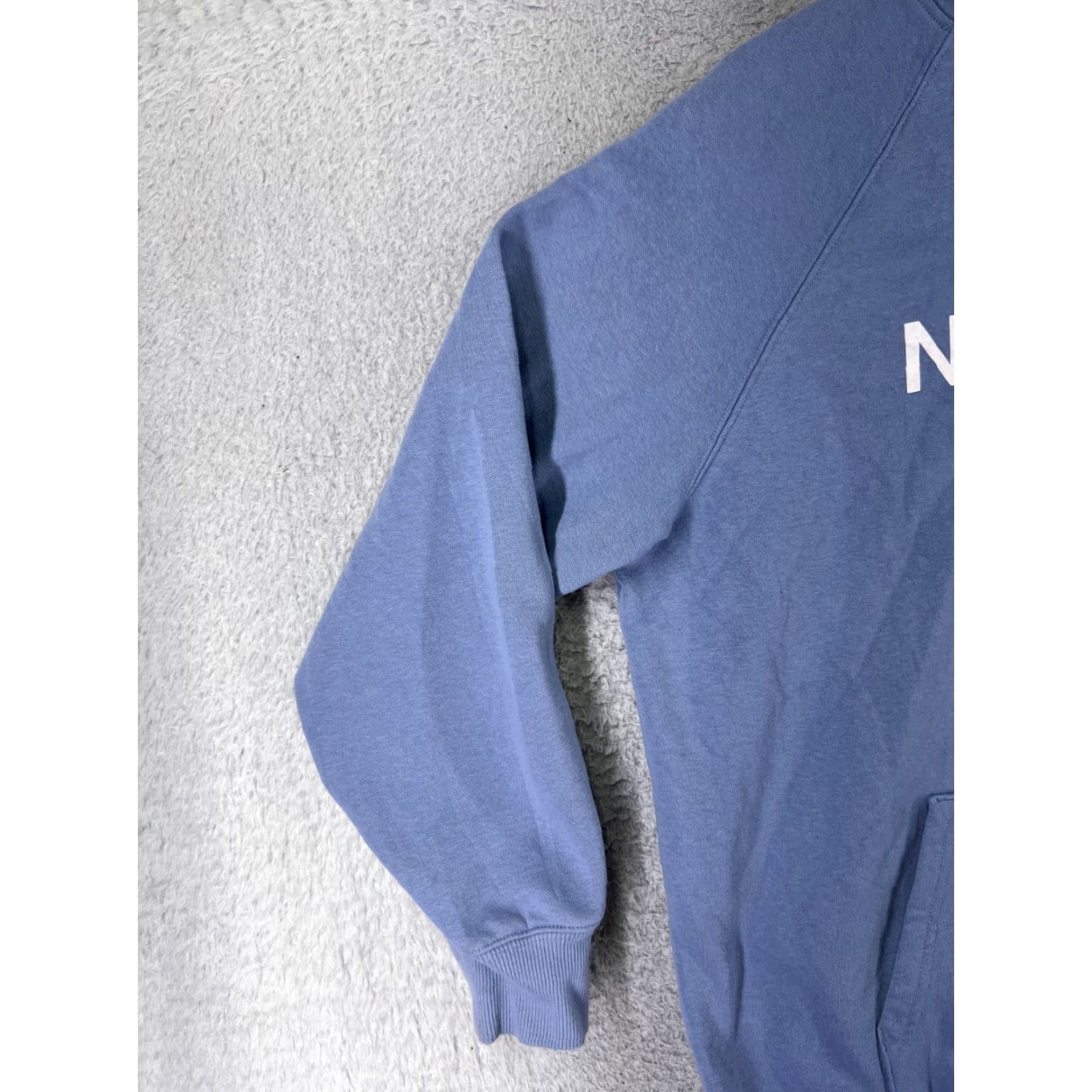 The North Face VINTAGE The North Face Hoodie Women L Purple Logo Pullover Hooded Crew Neck 38 in Chest Womens Logo 90s Size L / US 10 / IT 46 - 6 Thumbnail