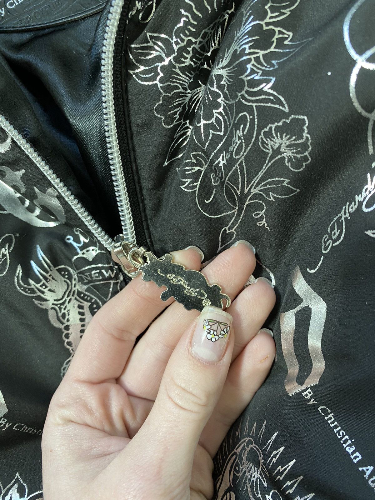 Ed Hardy VINTAGE ED HARDY BY CHRISTIAN AUDIGIER DOWN PUFFER JACKET Size M / US 6-8 / IT 42-44 - 6 Thumbnail