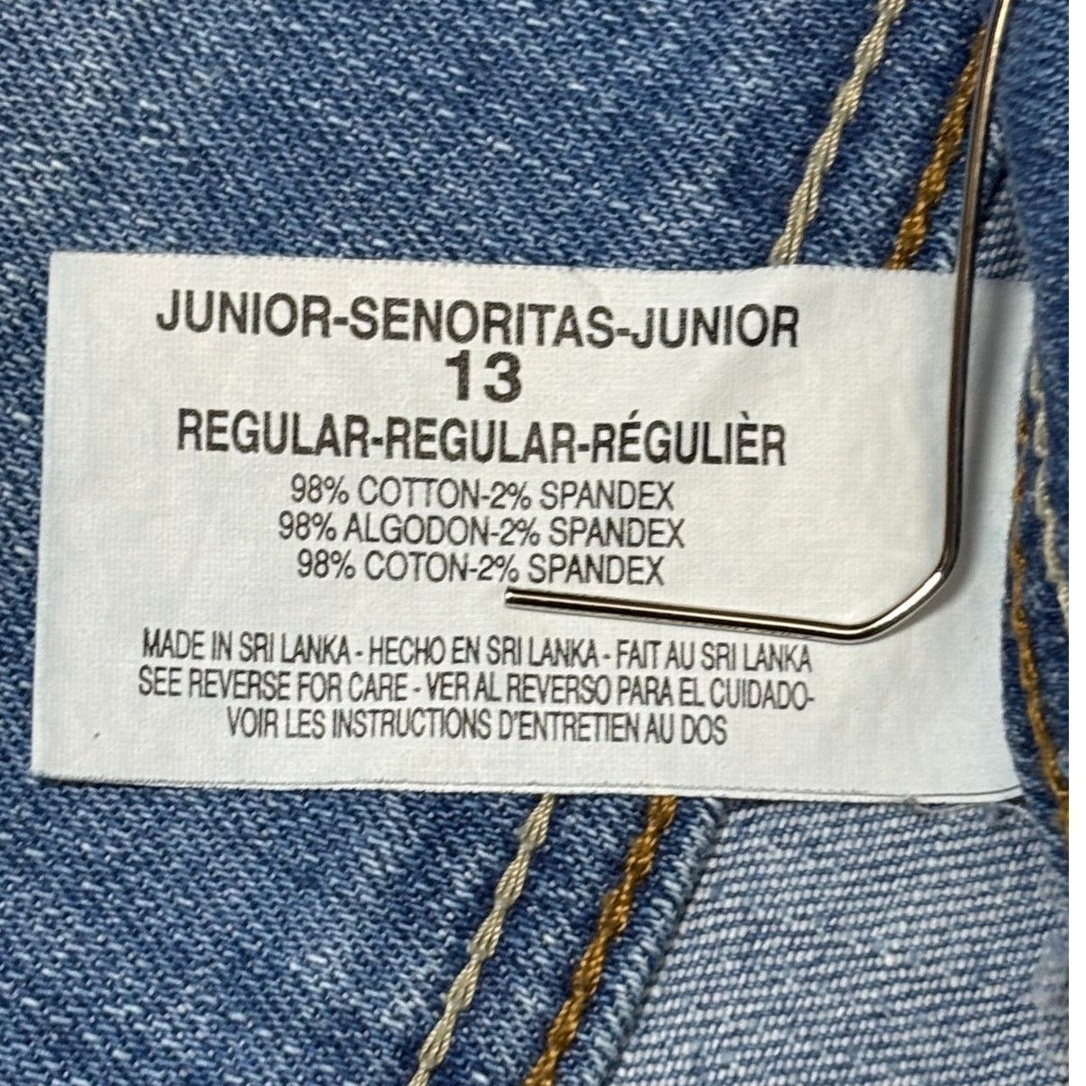 Vintage GLO Jeans Flared Denim Junior's Size 13 High Rise Y2K Style Size 34" / US 12 / IT 48 - 3 Thumbnail
