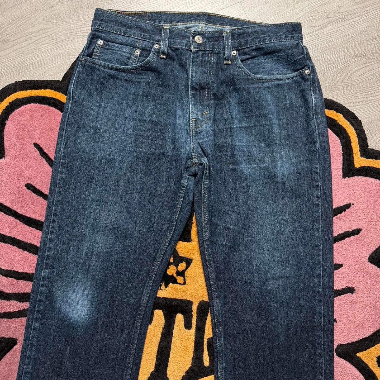 Levi's Levi’s Strauss 559 Relaxed Straight Denim Jeans Size 33x32 Size US 33 - 2 Thumbnail
