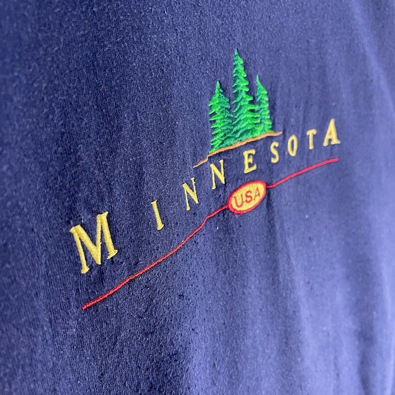 Other Vintage 90s Minnesota USA Sweatshirt Size US L / EU 52-54 / 3 - 3 Thumbnail