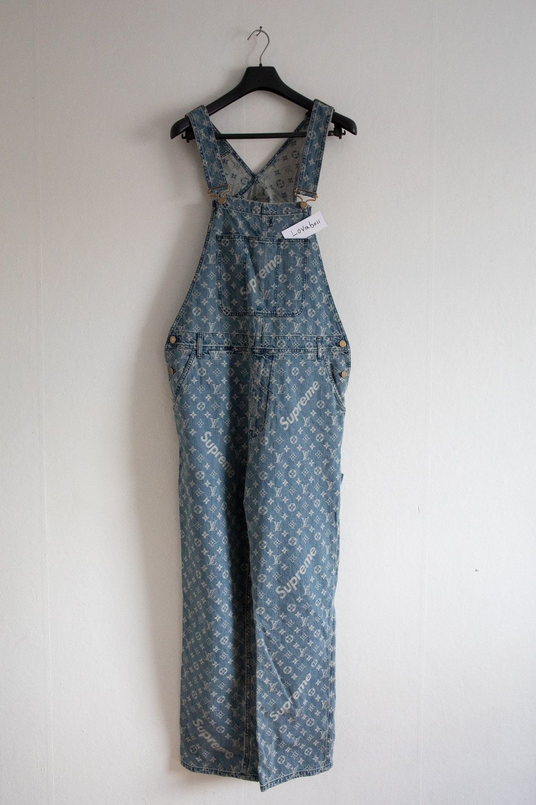 Supreme Louis Vuitton x Supreme Denim Overalls | Grailed