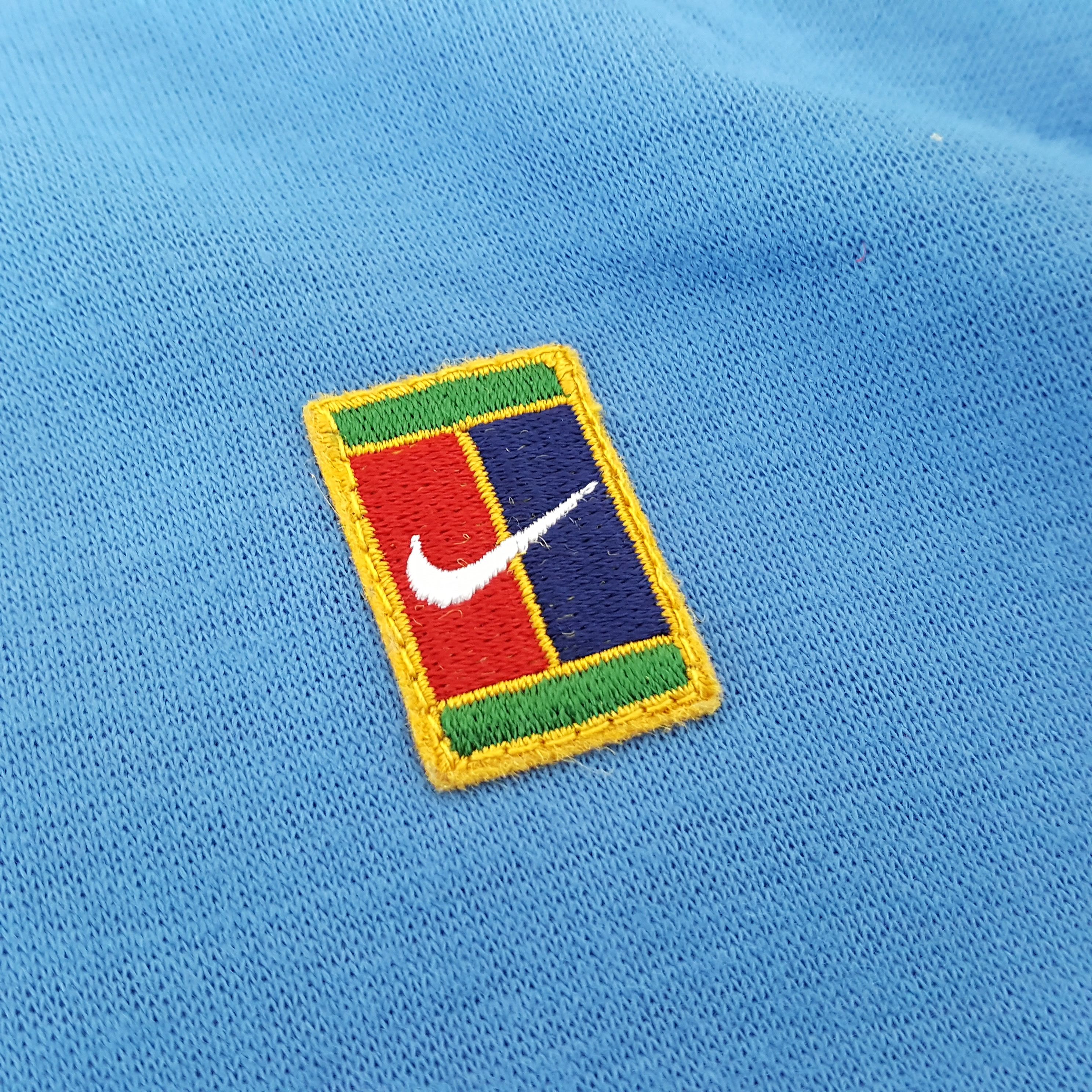 Nike × Vintage Nike Court Half Zipper Sweater Nice Design Size US M / EU 48-50 / 2 - 9 Thumbnail