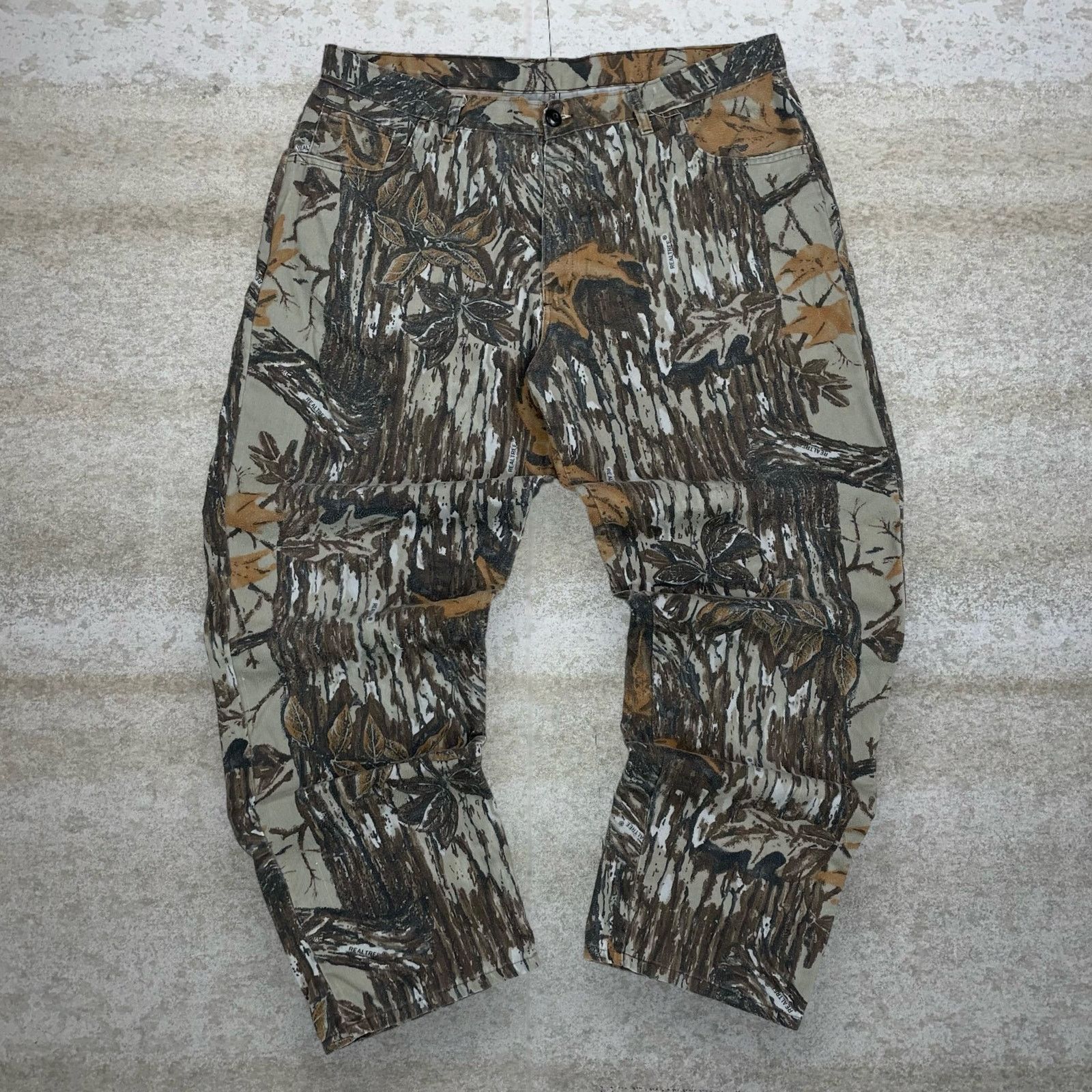 Realtree Vintage 90s Real Tree Camo Tactical Pants 42x34 Baggy Cargos Size US 42 / EU 58 - 2 Thumbnail