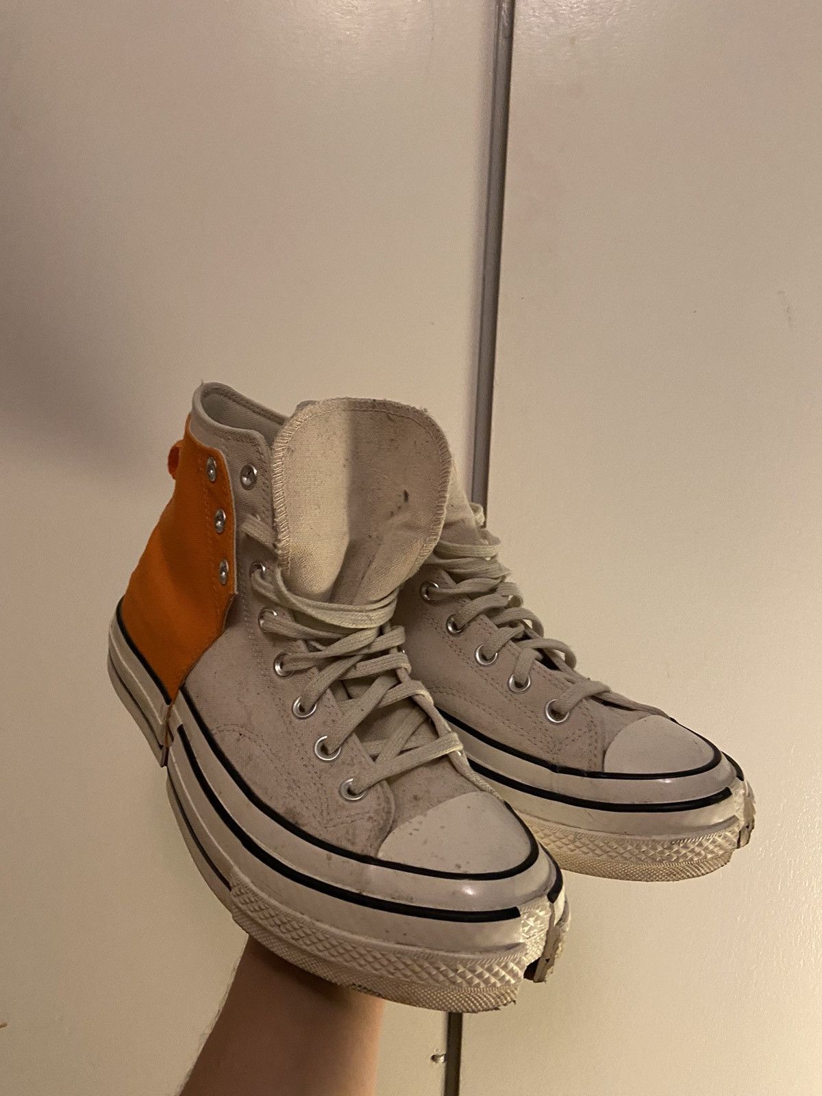 image of Converse x Feng Chen Wang Shoes in White, Men's (Size 9)