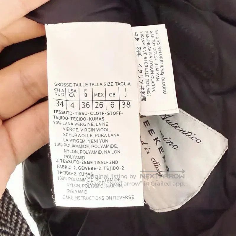 Max Mara MaxMara Black Cotton Women's Down Jacket . Size XXS / US 00 / IT 34 - 4 Thumbnail