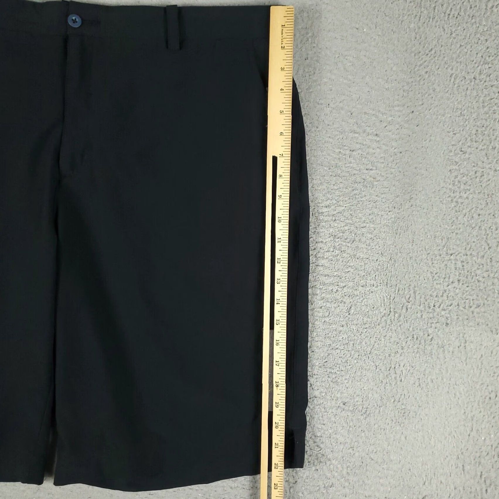 Nike Nike Shorts Mens 40 Black Dri Fit Flat Front Chino Casual Golf Swoosh Logo Polyester Regular Waist 40 Mens Black Nike Shorts Size US 40 / EU 56 - 5 Thumbnail