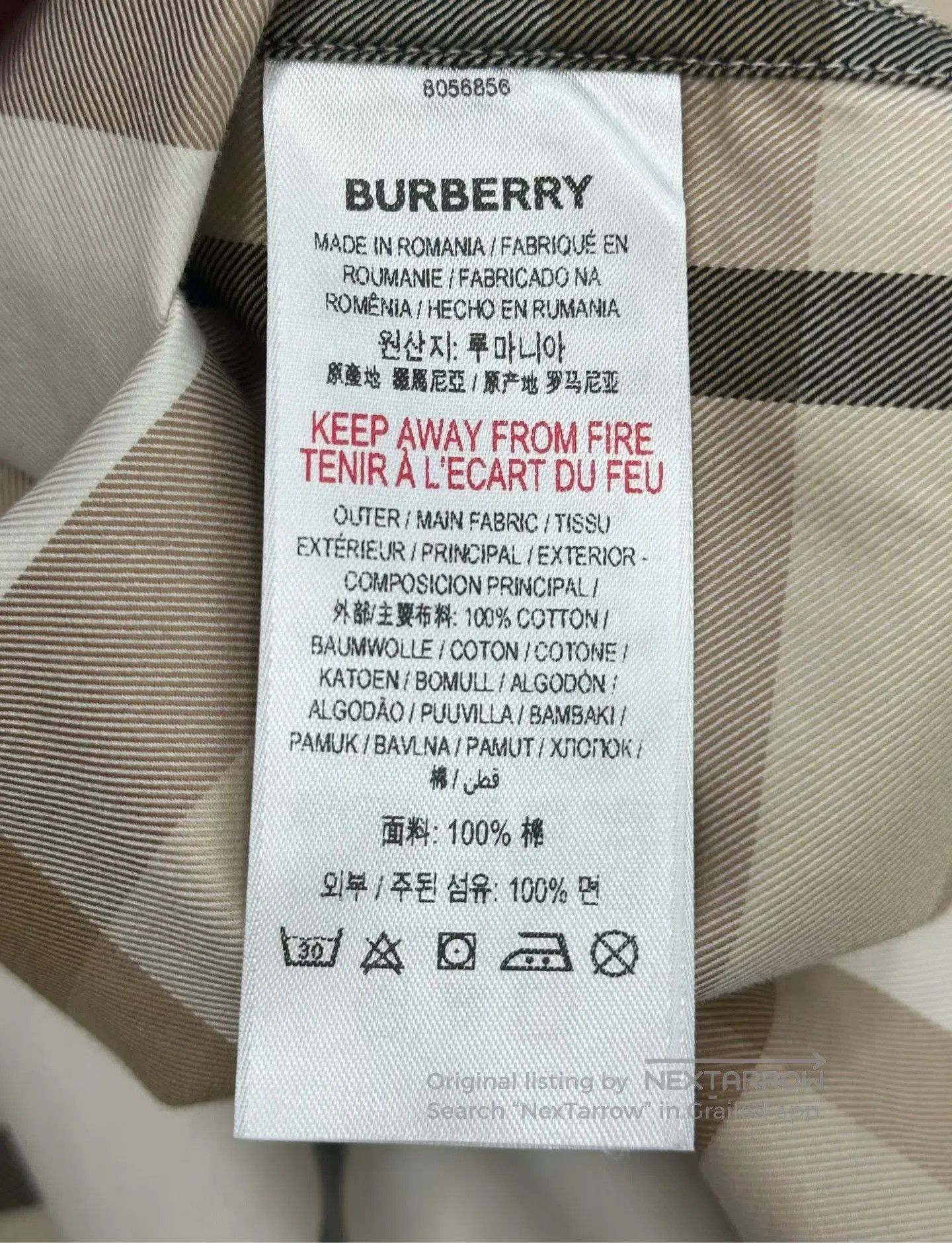 Burberry Burberry Beige Classic Plaid Long Sleeve Shirt| Size XXL / US 16-18 / IT 52-54 - 4 Thumbnail