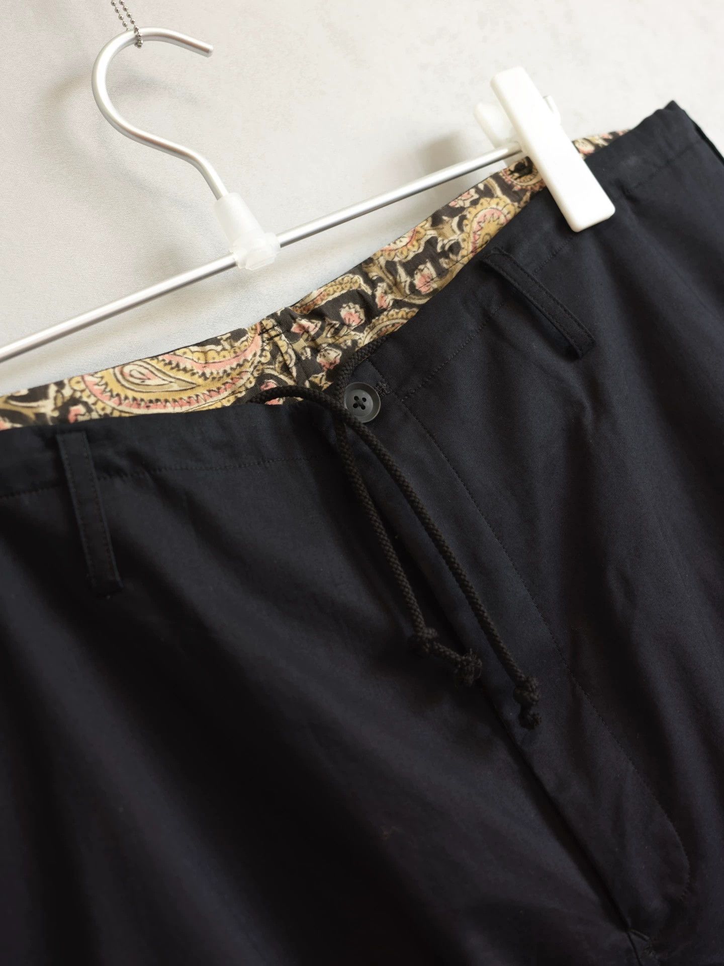 Yohji Yamamoto Yohji Yamamoto 23SS Double-Paisley Blk Straight Trousers Size US 29 - 3 Thumbnail