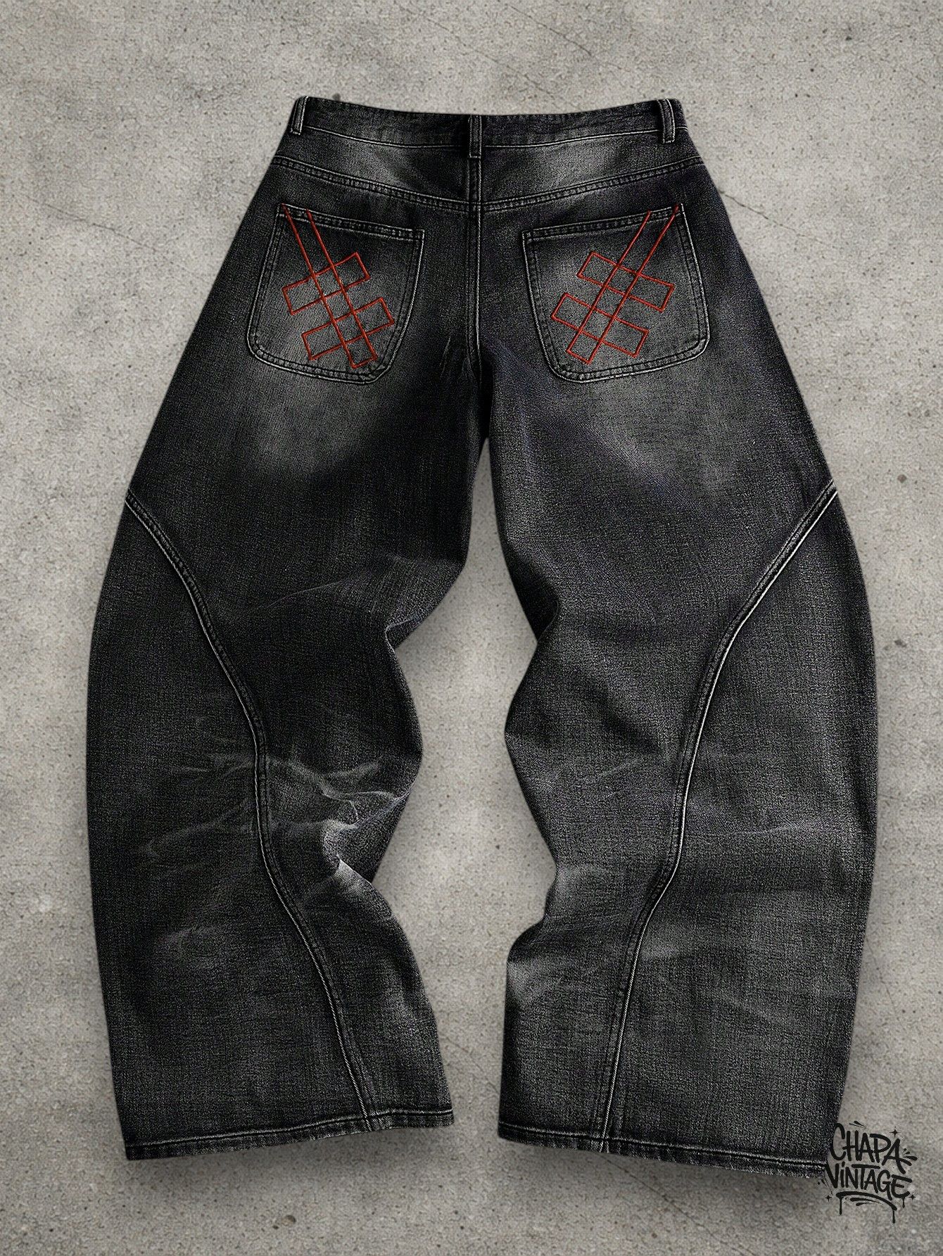 Japanese Brand Washed opium jeans Size US 32 / EU 48 - 2 Thumbnail