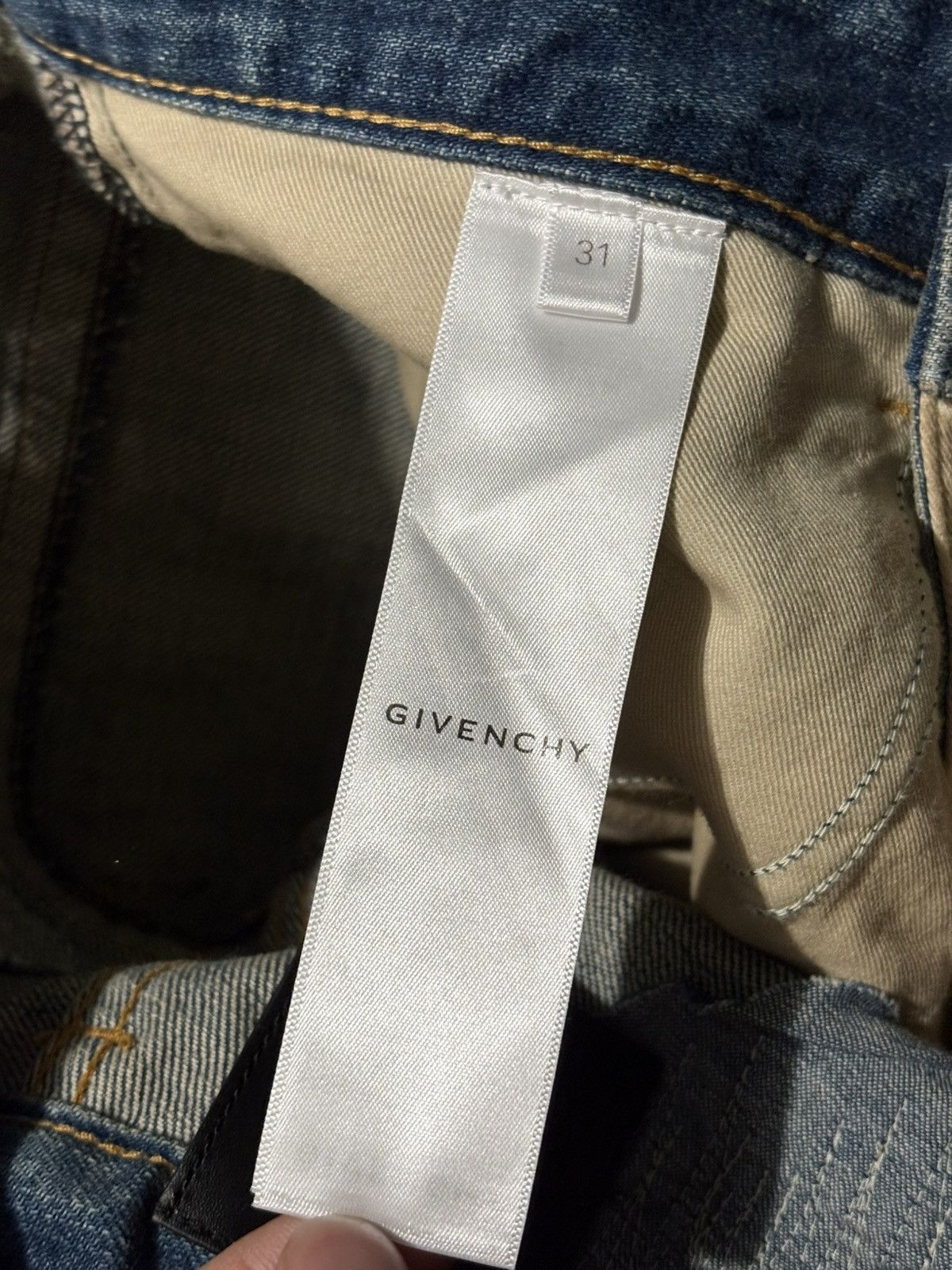 Givenchy 31 FW22 Givenchy Matthew Williams Moleskin Distressed Jeans Size US 31 - 8 Thumbnail