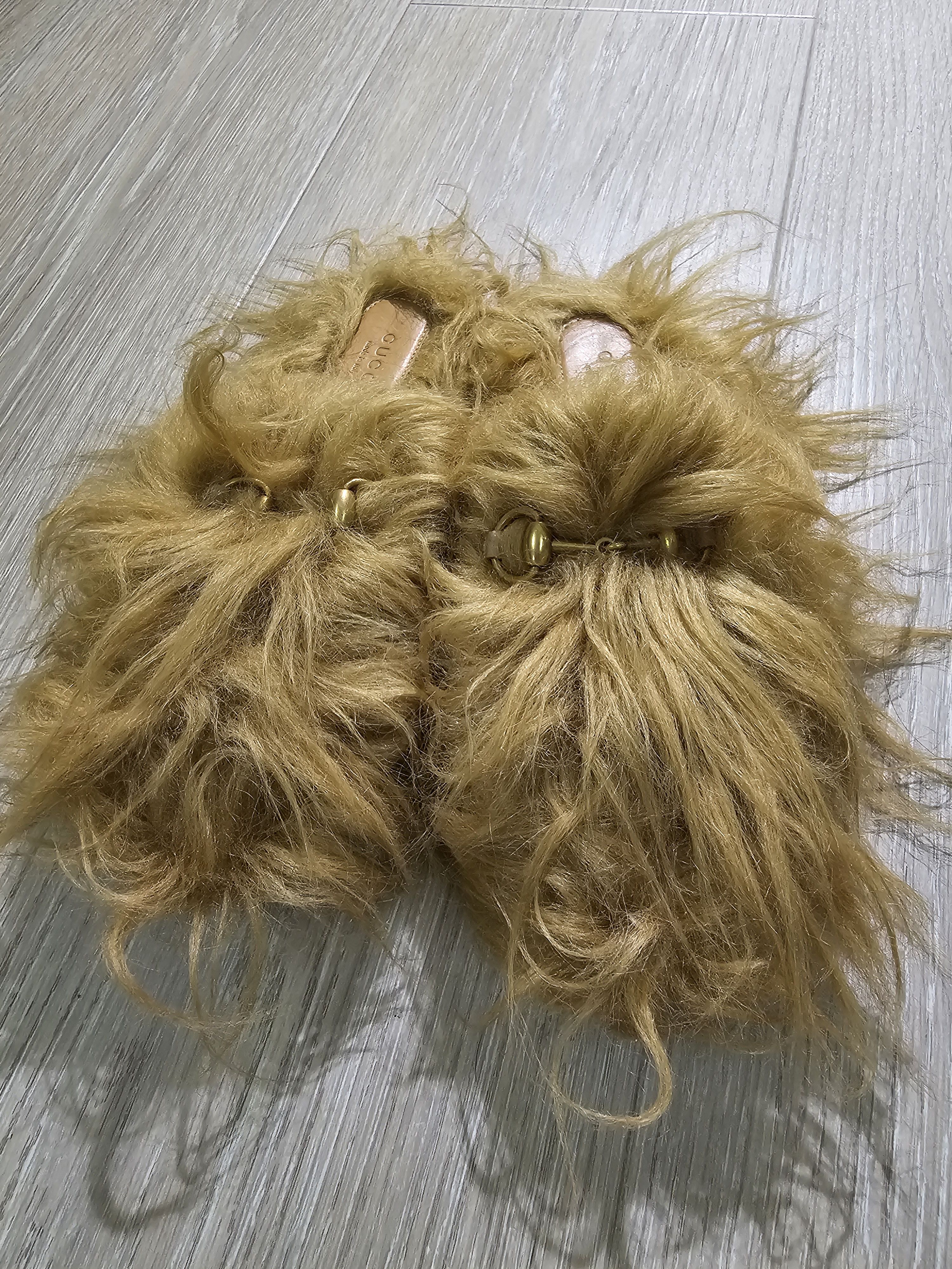 Gucci Gucci Princetown Horsebit Long Hair Slippers Size US 8 / IT 38 - 2 Thumbnail