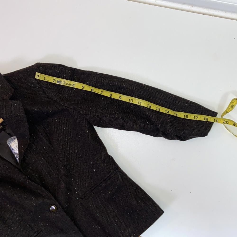 Designer The Limited l NWT Brown Tweed Blazer Jacket Size XS Size XS / US 0-2 / IT 36-38 - 7 Thumbnail