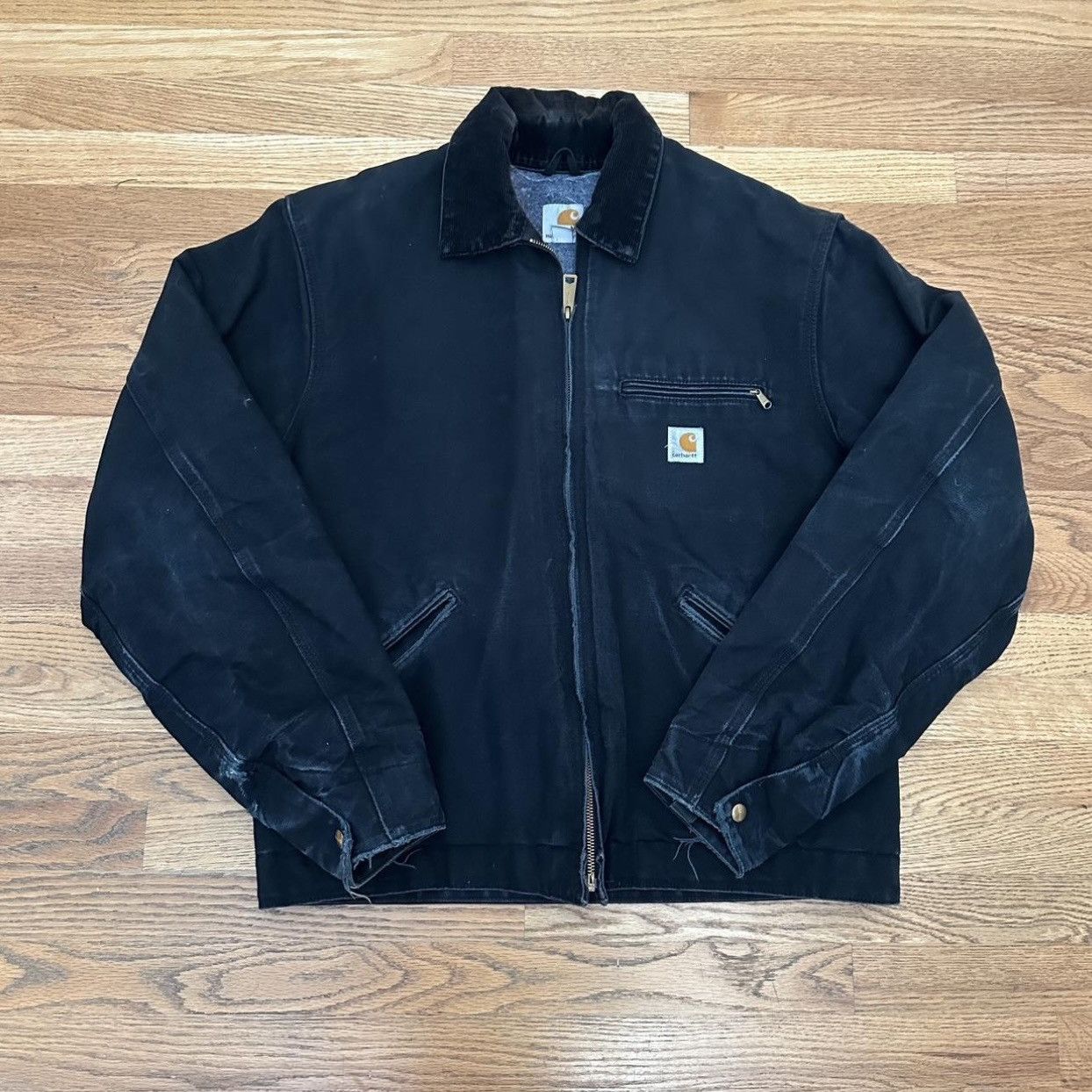 Carhartt Vintage black Carhartt Detroit Jacket J97 Size US L / EU 52-54 / 3 - 1 Thumbnail