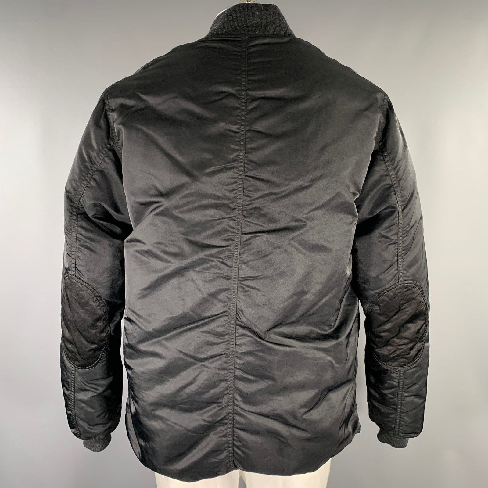 Visvim VISVIM Size L Black Nylon Reversible Bomber Jacket Size US L / EU 52-54 / 3 - 3 Thumbnail