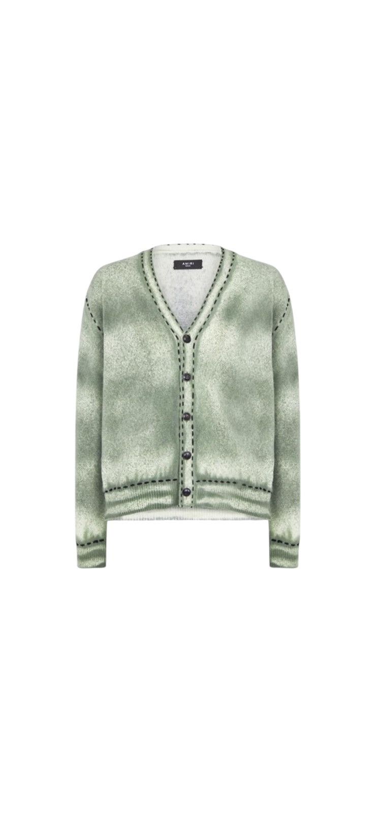 Amiri AMIRI PIGMENT SPRAY CARDIGAN MENS Size US L / EU 52-54 / 3 - 1 Thumbnail