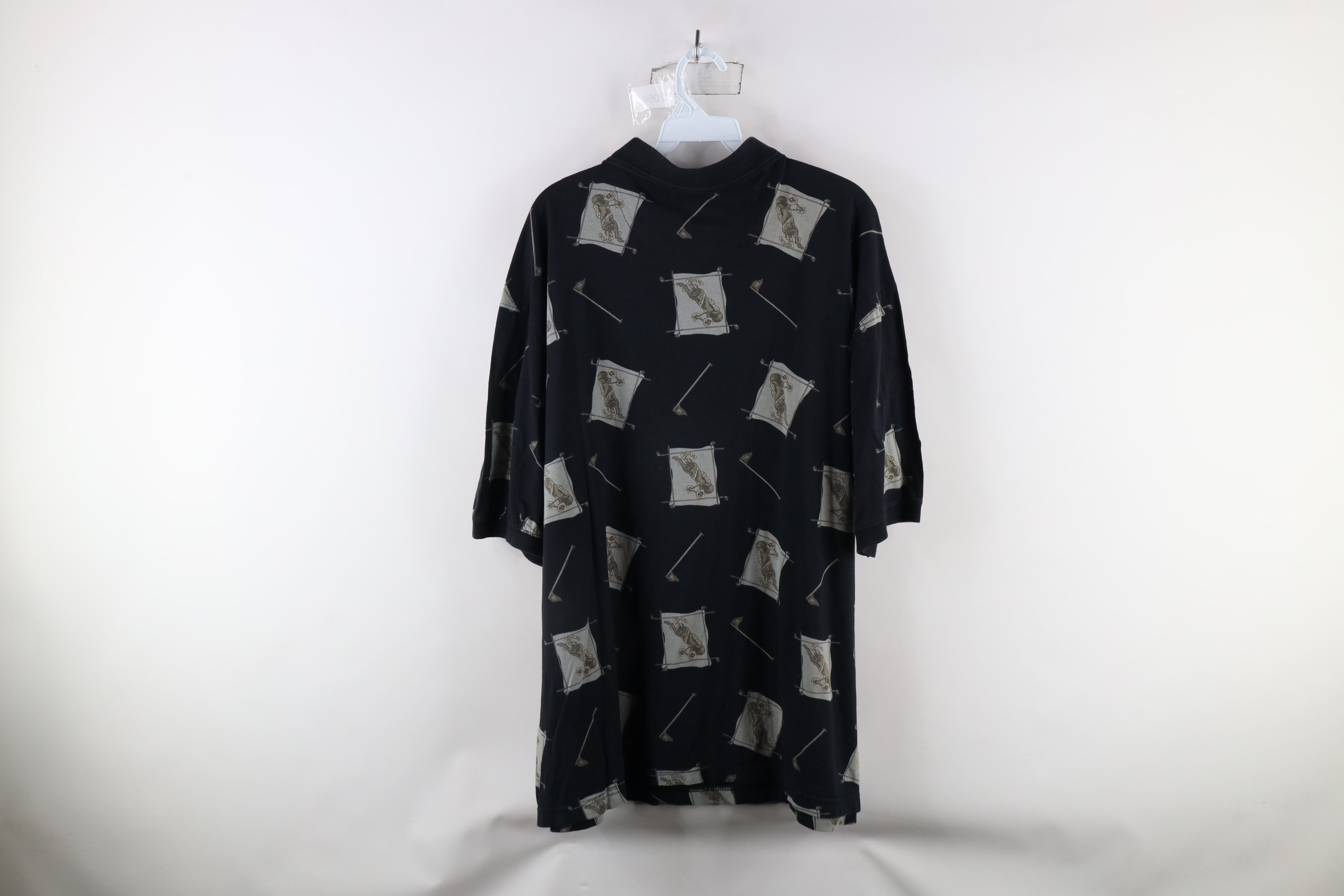 Vintage Vintage 90s Streetwear Over Print Golf Collared Polo Shirt Size US XL / EU 56 / 4 - 7 Thumbnail