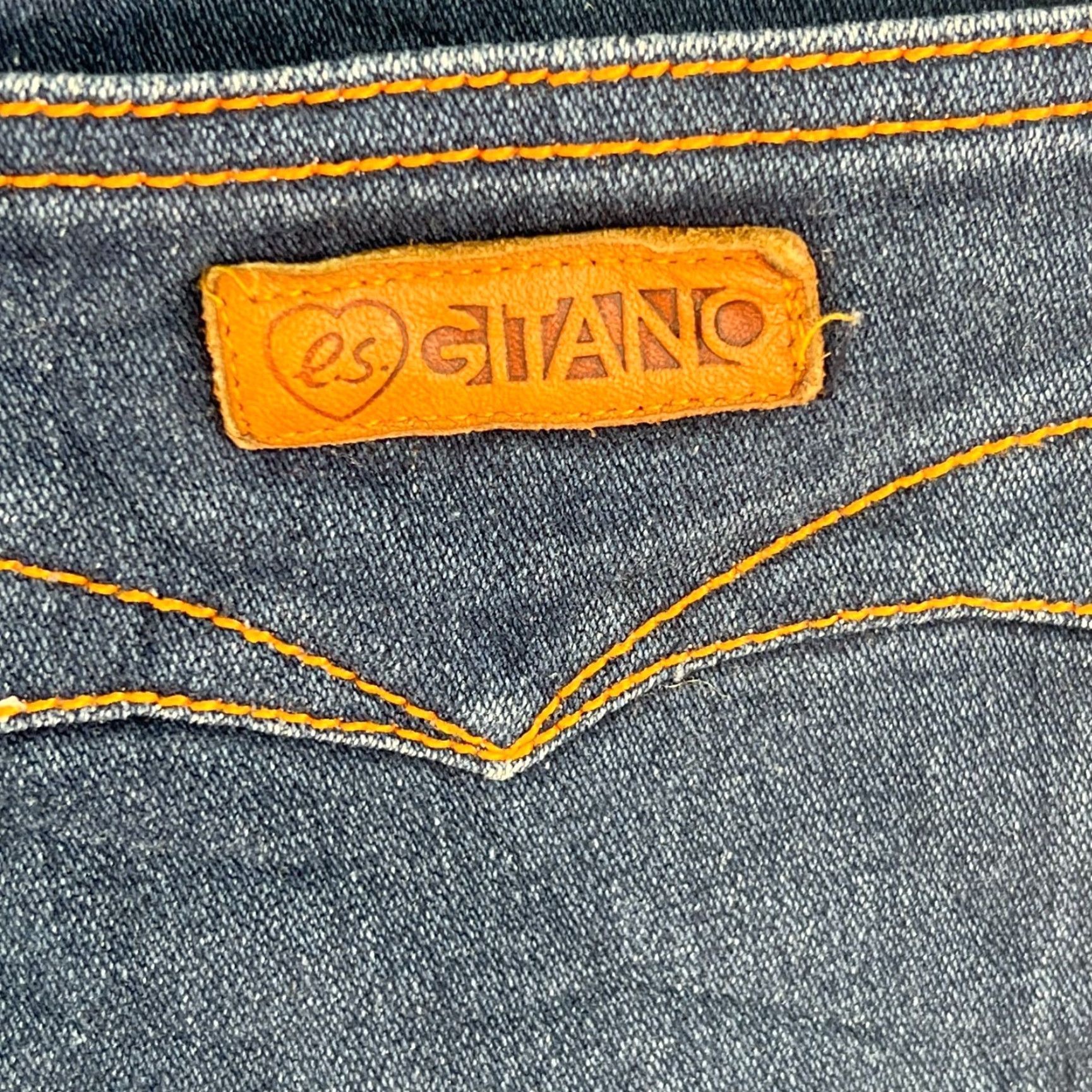 Vintage Gitano Total Control Stretch Boot Cut Jeans Women's 32x28 Blue Denim 18 Vintage Size 40" / US 18 - 6 Thumbnail