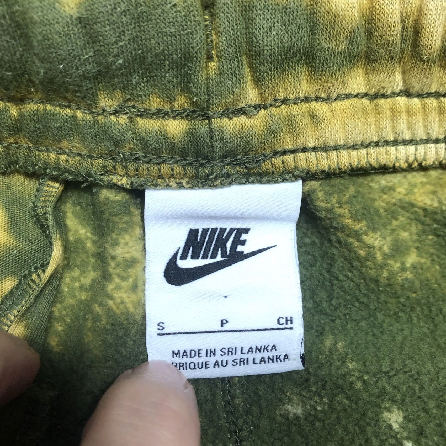 Nike Nike Sweatpants Joggers Green Tie Dye Adult Small 90s Size US 29 - 7 Thumbnail
