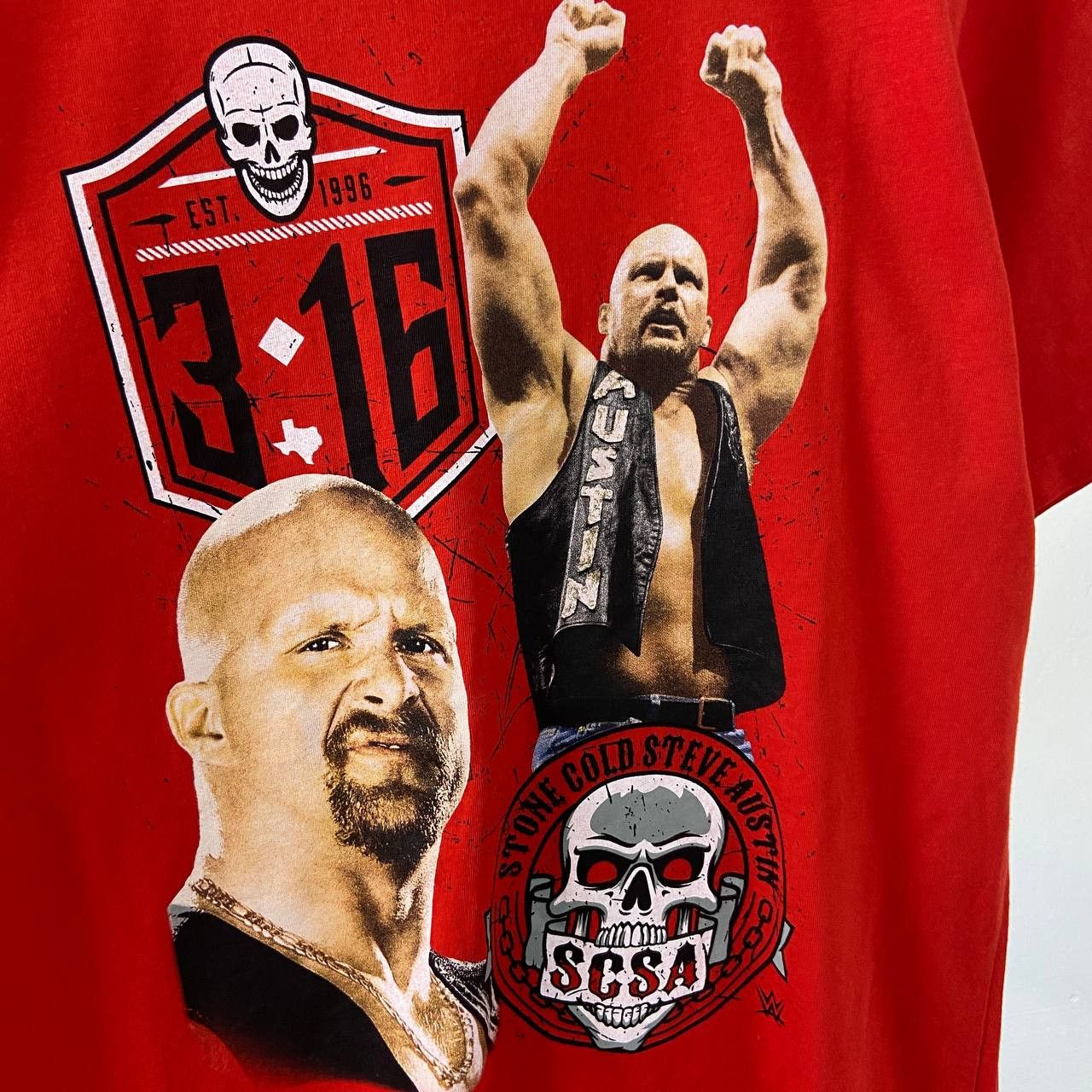 WWE WWE Stone Cold Steve Austin 3:16 SCSA T-Shirt Size US M / EU 48-50 / 2 - 3 Thumbnail