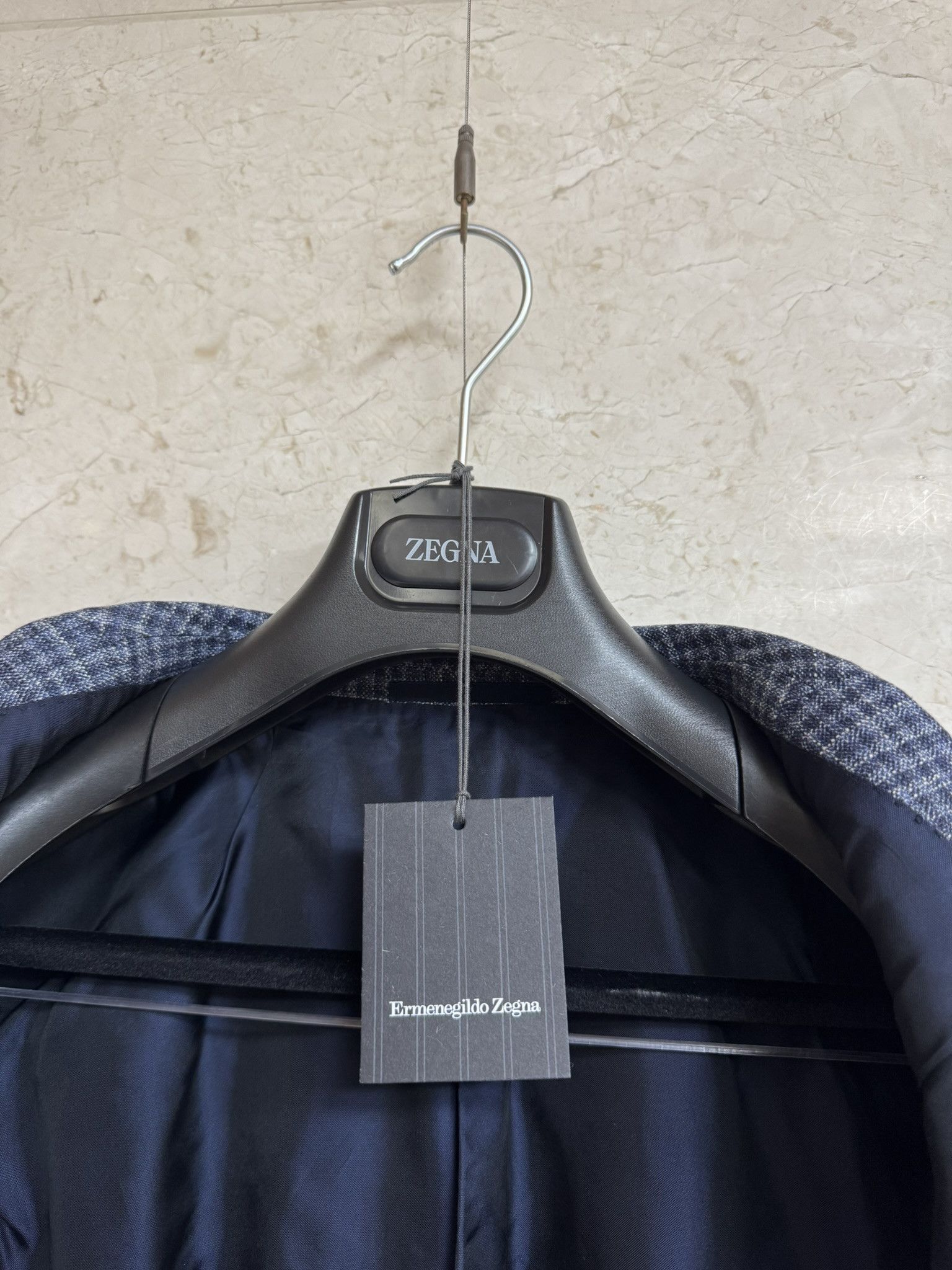 Ermenegildo Zegna ZEGNA / Tailored Milano Fit Check Pattern Blazer / EU 44 Size 34R - 7 Thumbnail