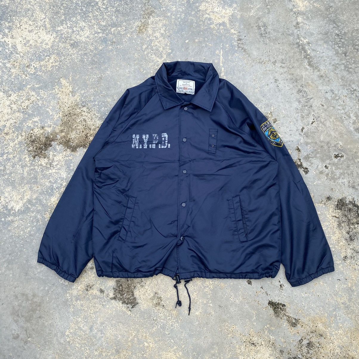 If Six Was Nine × Japanese Brand × Vintage vintage NYPD police department light coach jacket Size US XL / EU 56 / 4 - 2 Thumbnail