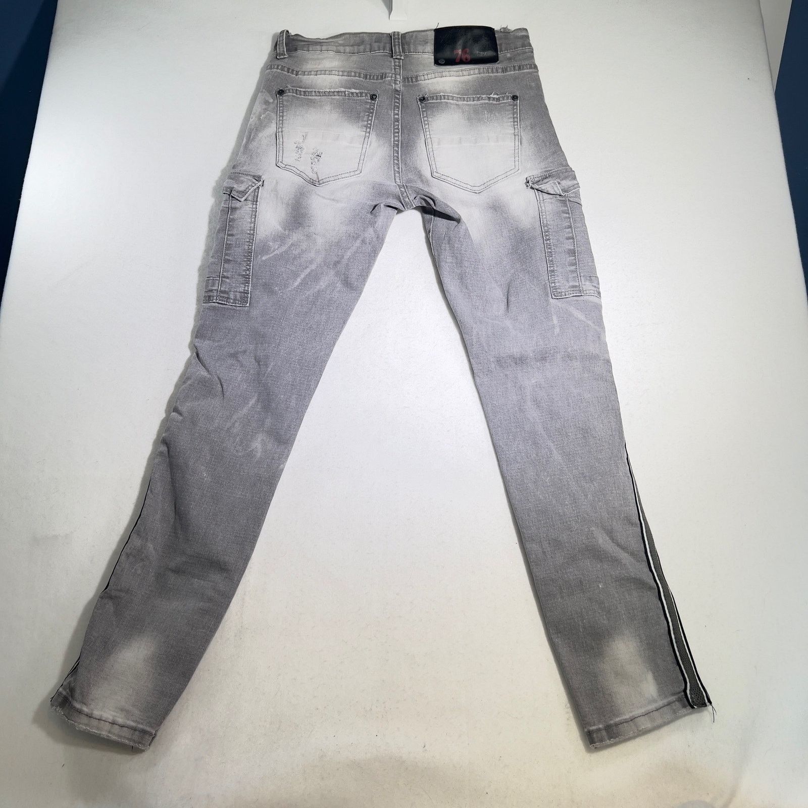 Other Heritage America 1776 Denim Jeans Men's 32w x 32L Grey Cargo Size US 32 / EU 48 - 3 Thumbnail