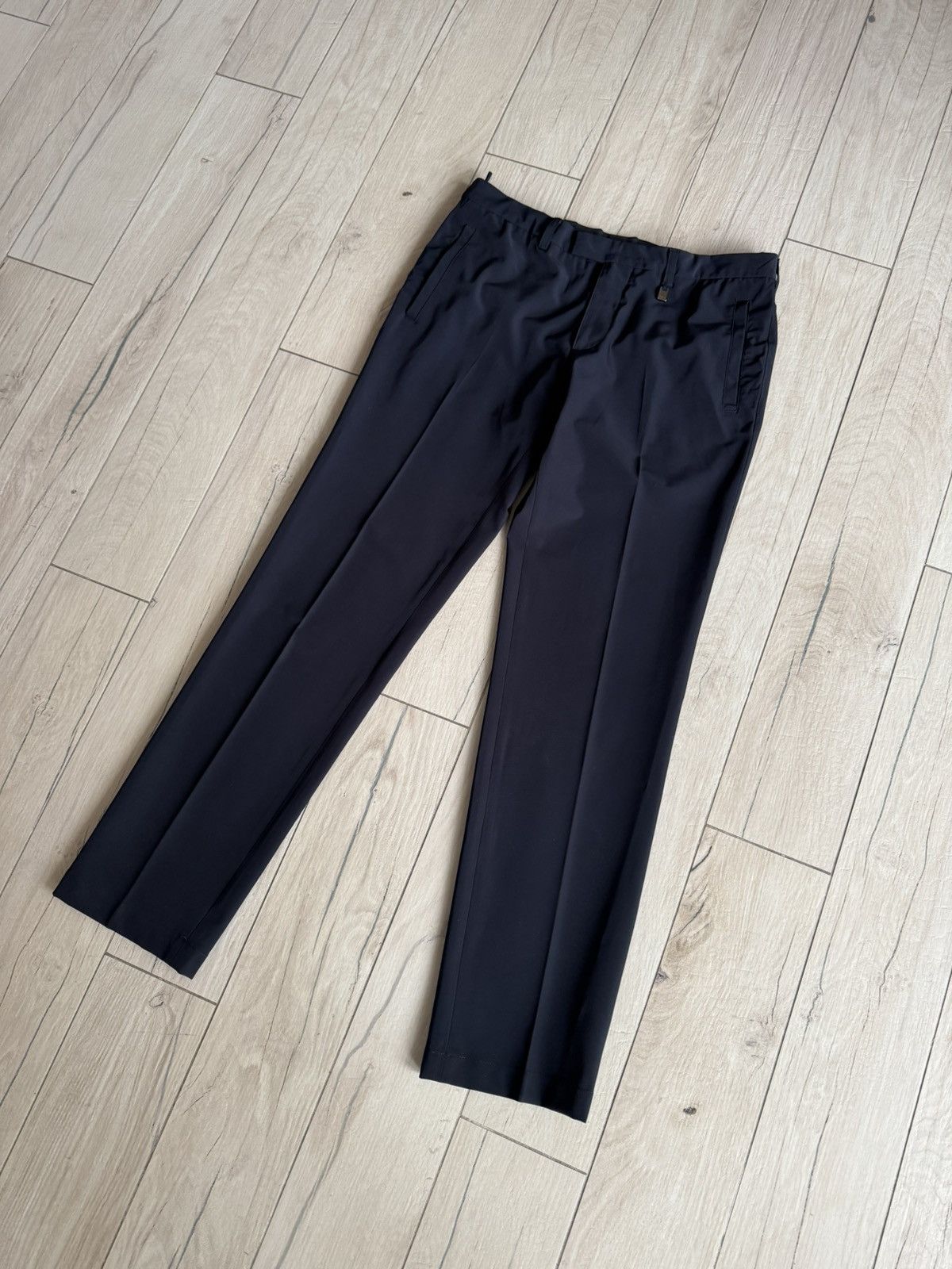 Prada Archive Prada Black Tab Logo Casual Pants Size US 36 / EU 52 - 4 Thumbnail
