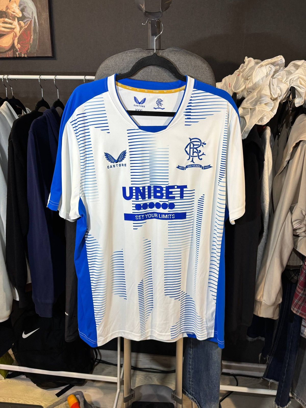 Castore Castore Rangers soccer jersey Size:XXXL Size US XXL / EU 58 / 5 - 1 Thumbnail