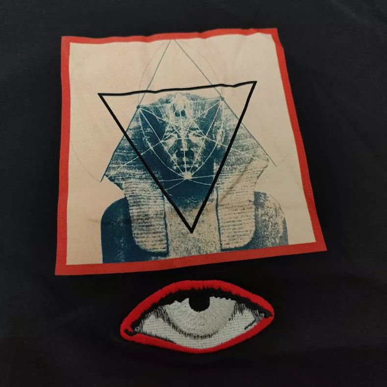 Givenchy Givenchy 2017fw Religious Triangle Eye Embroidered Sweatsh Size US S / EU 44-46 / 1 - 2 Thumbnail