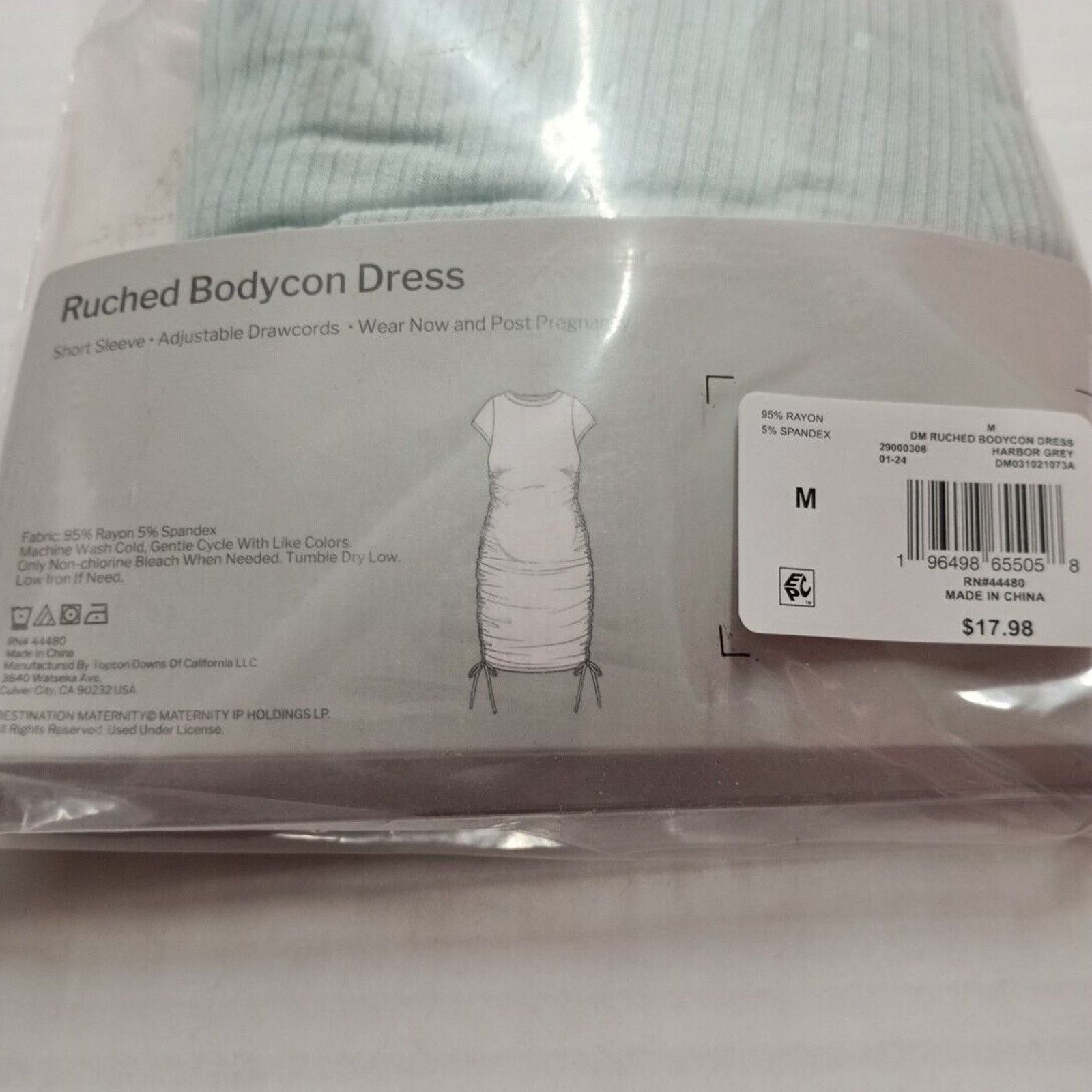 & Other Stories Destination Maternity Bodycon Dress Size M Harbor Gray Size M / US 6-8 / IT 42-44 - 4 Thumbnail